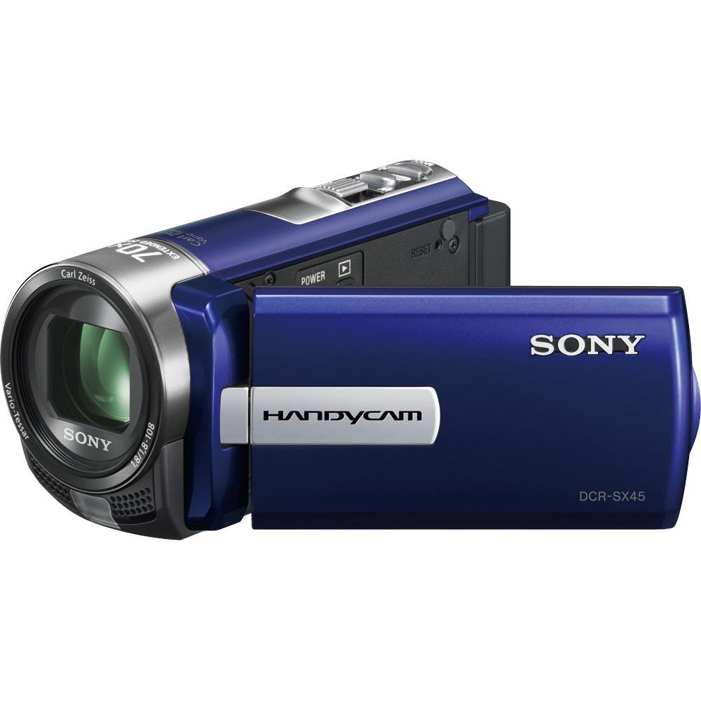 Amazon.com : Sony DCR-SX45 Handycam Camcorder (Blue) : Sony Video