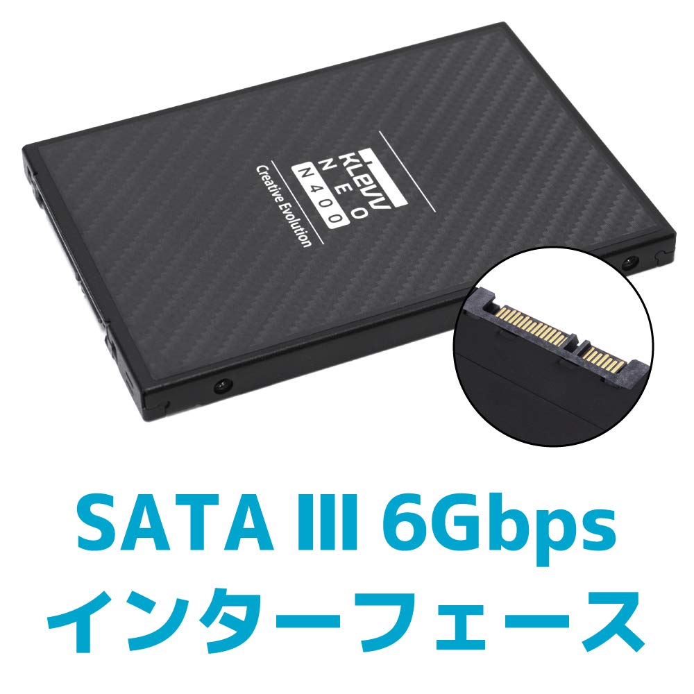 Amazon | エッセンコアクレブ KLEVV SSD 480GB SATA3 6Gb/s 2.5インチ