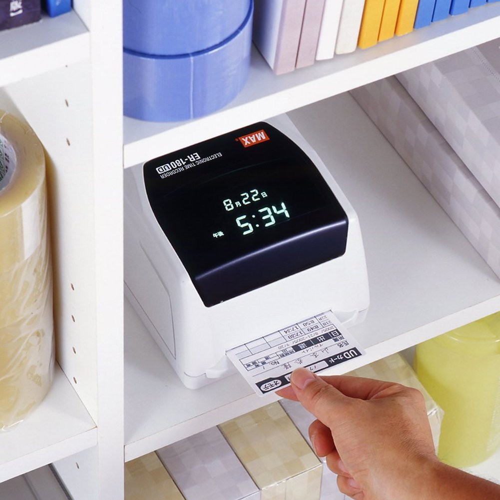 Amazon | マックス タイムレコーダー ユニバーサルデザイン ER-180UD