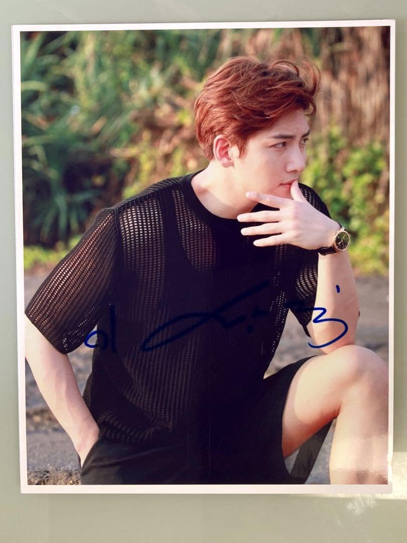 Amazon.co.jp: チ・チャンウク直筆サイン入り超 特大写真…Ji Chang-wo