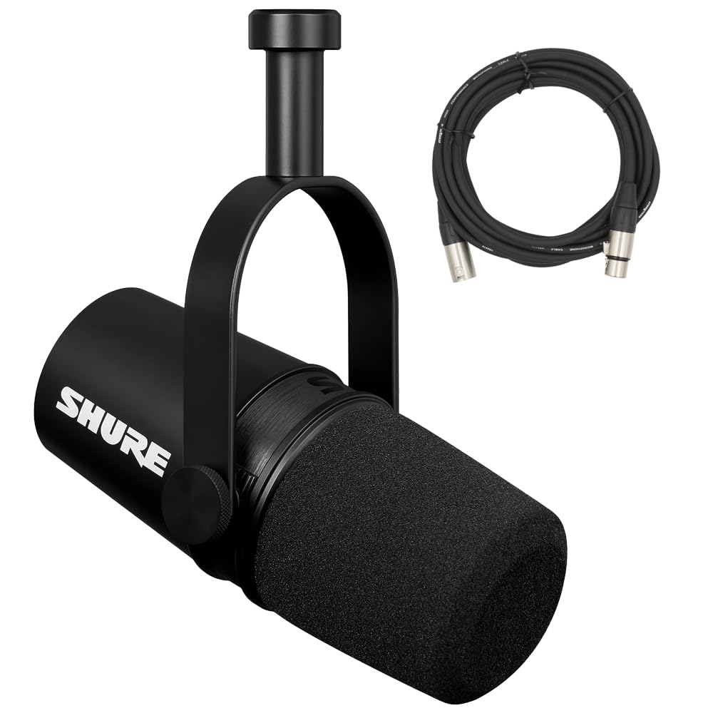 Amazon.co.jp: Shure MV7X XLR ポッドキャストマイク XLRケーブル付き