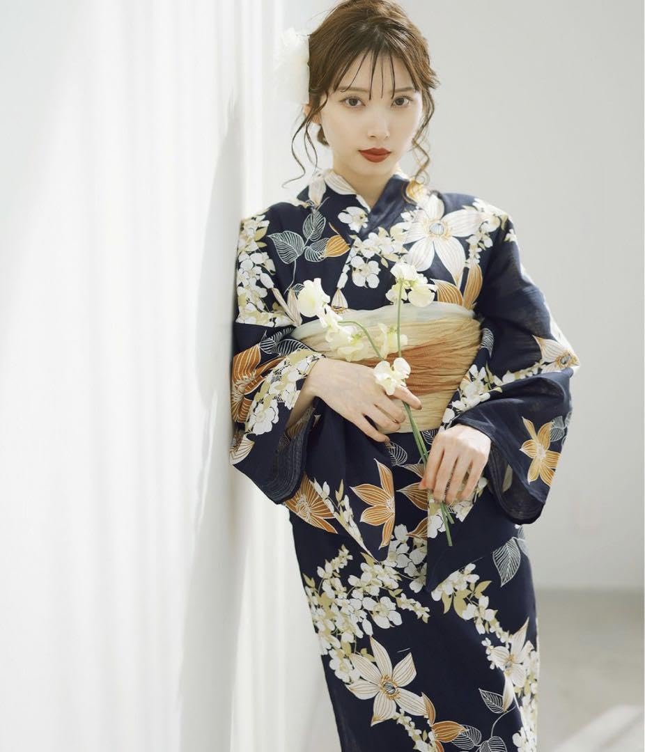 Amazon.co.jp: Dita（ディータ） 浴衣 幻想鏡花水月(柑橘） : おもちゃ