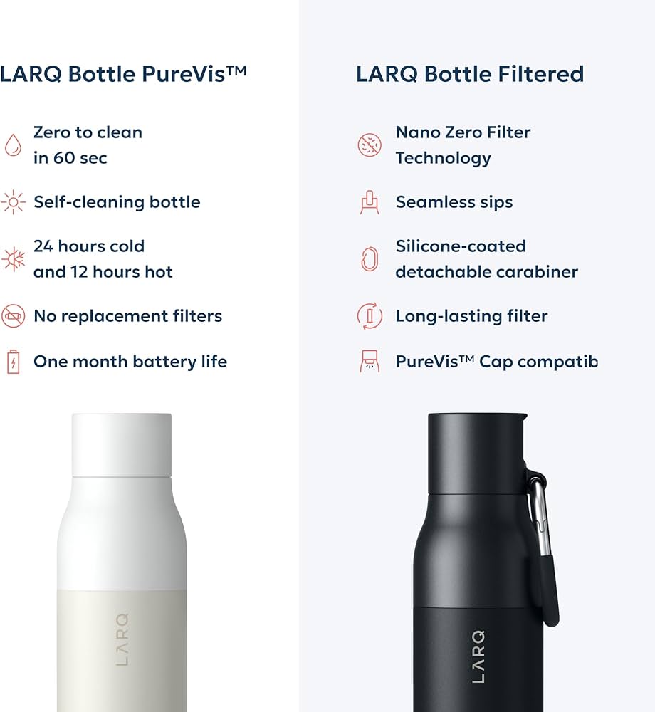 Amazon｜LARQ ラーク Bottle PureVis ボトル ピュアビス (グラナイト