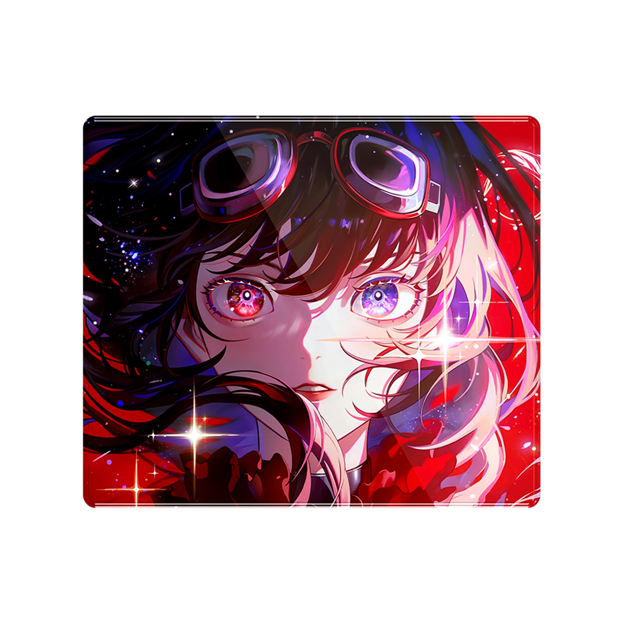 ATK Mouse pad de vidro temperado Crimson edição limitada, mousepad