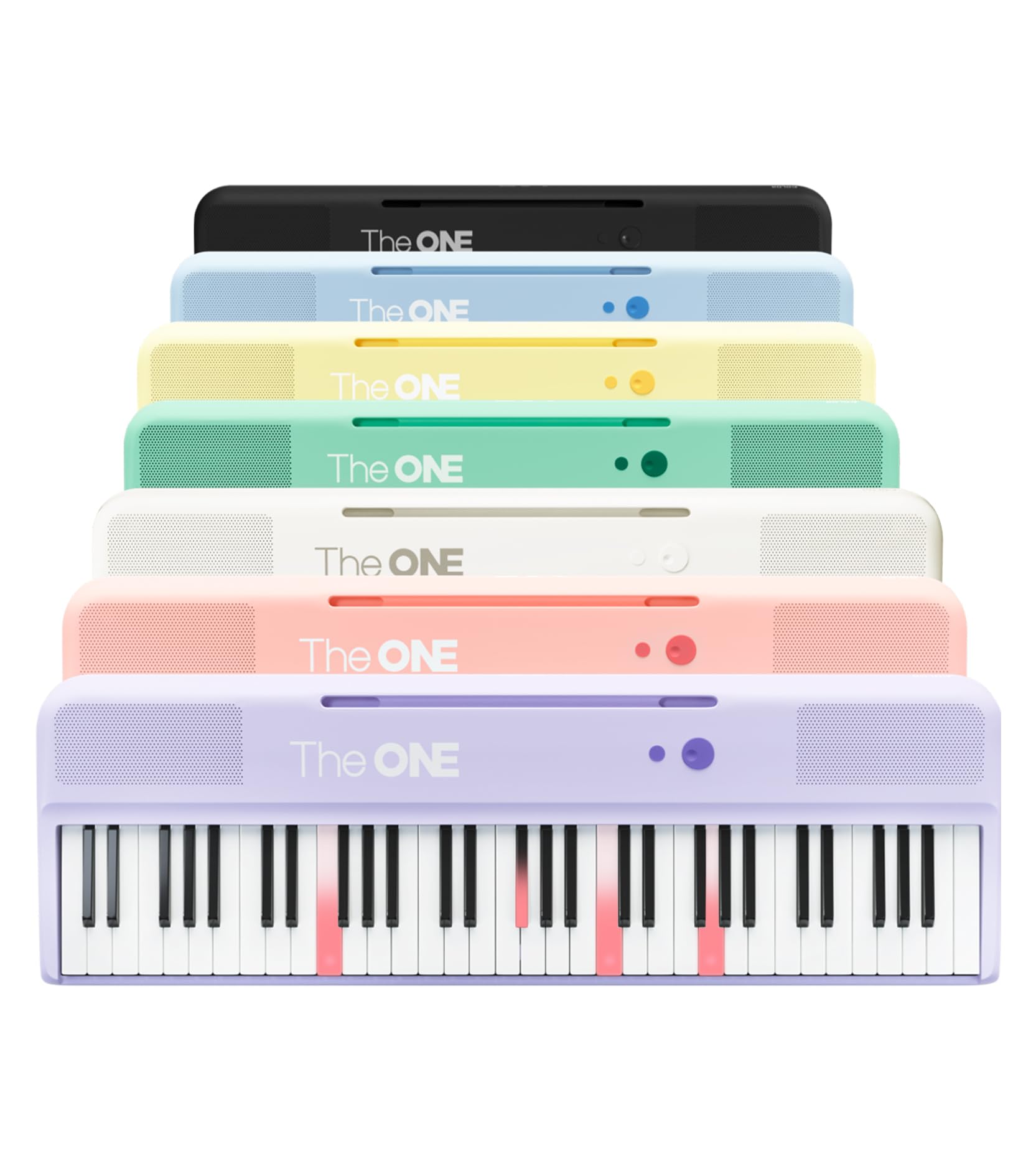 Amazon.com: The ONE Smart Keyboard COLOR 61 Lighted Keys Piano
