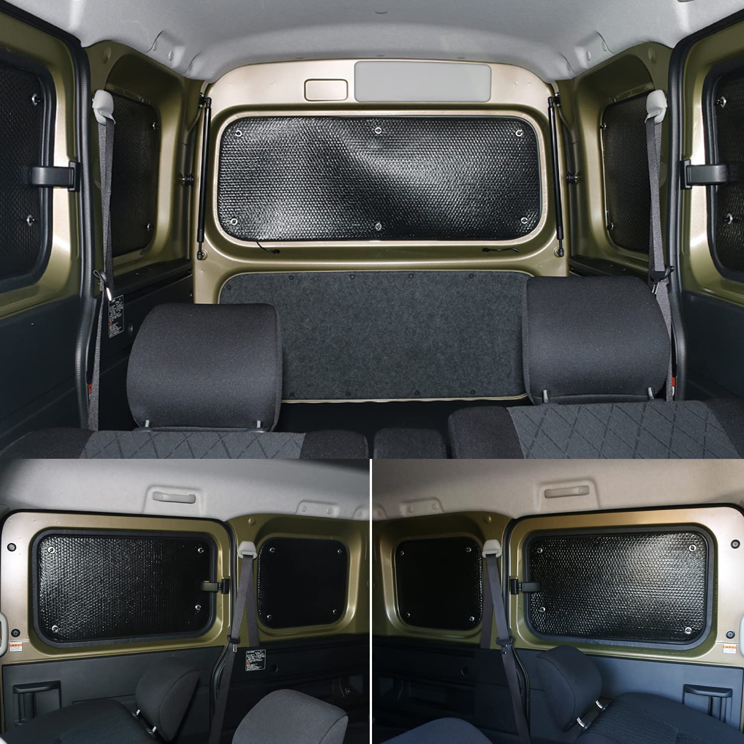 Amazon | 車用リア リアサイドサンシェード ダイハツ用 アトレー S700V