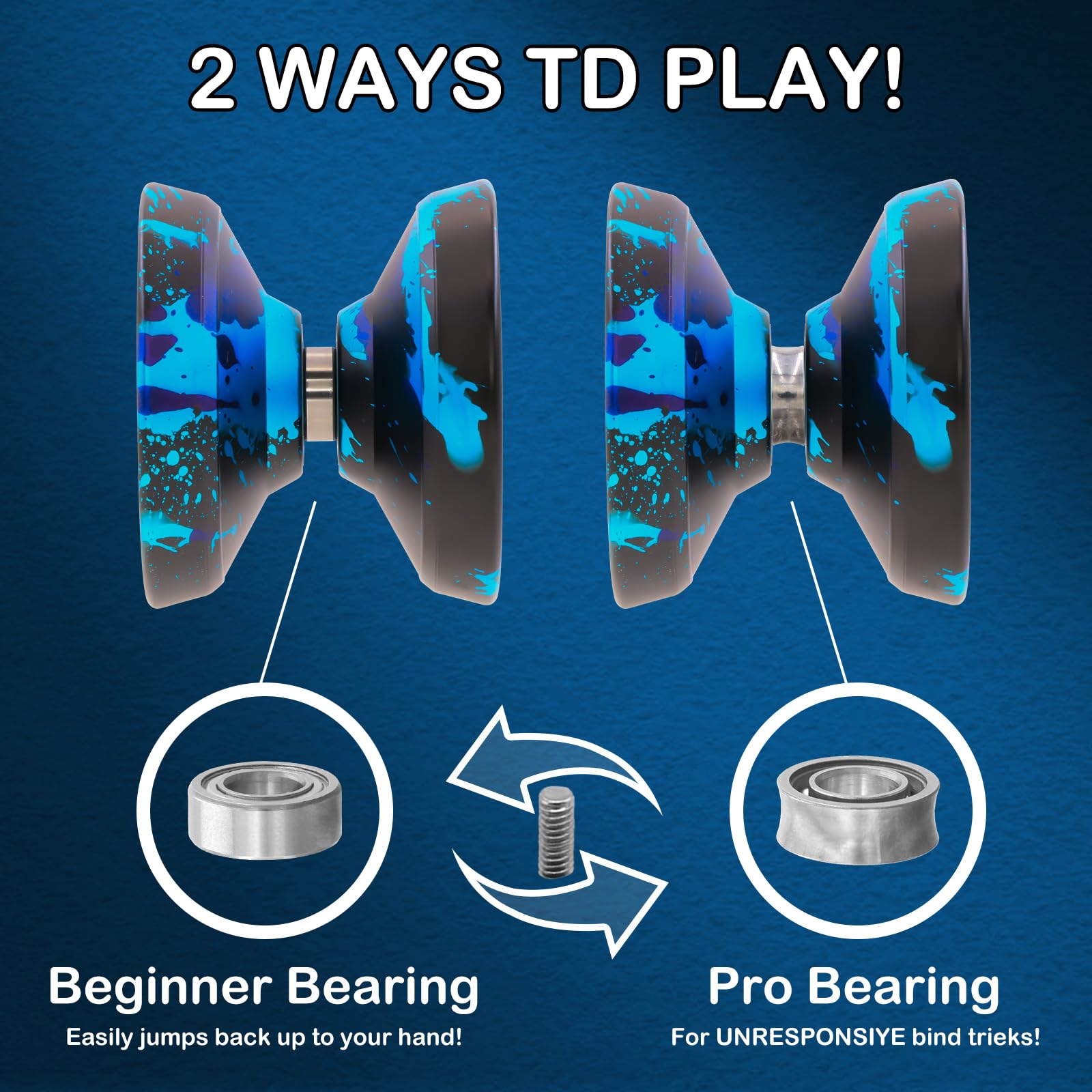 Amazon.com: WATIEOBOO Yo-yo Professional Responsive Yoyo for