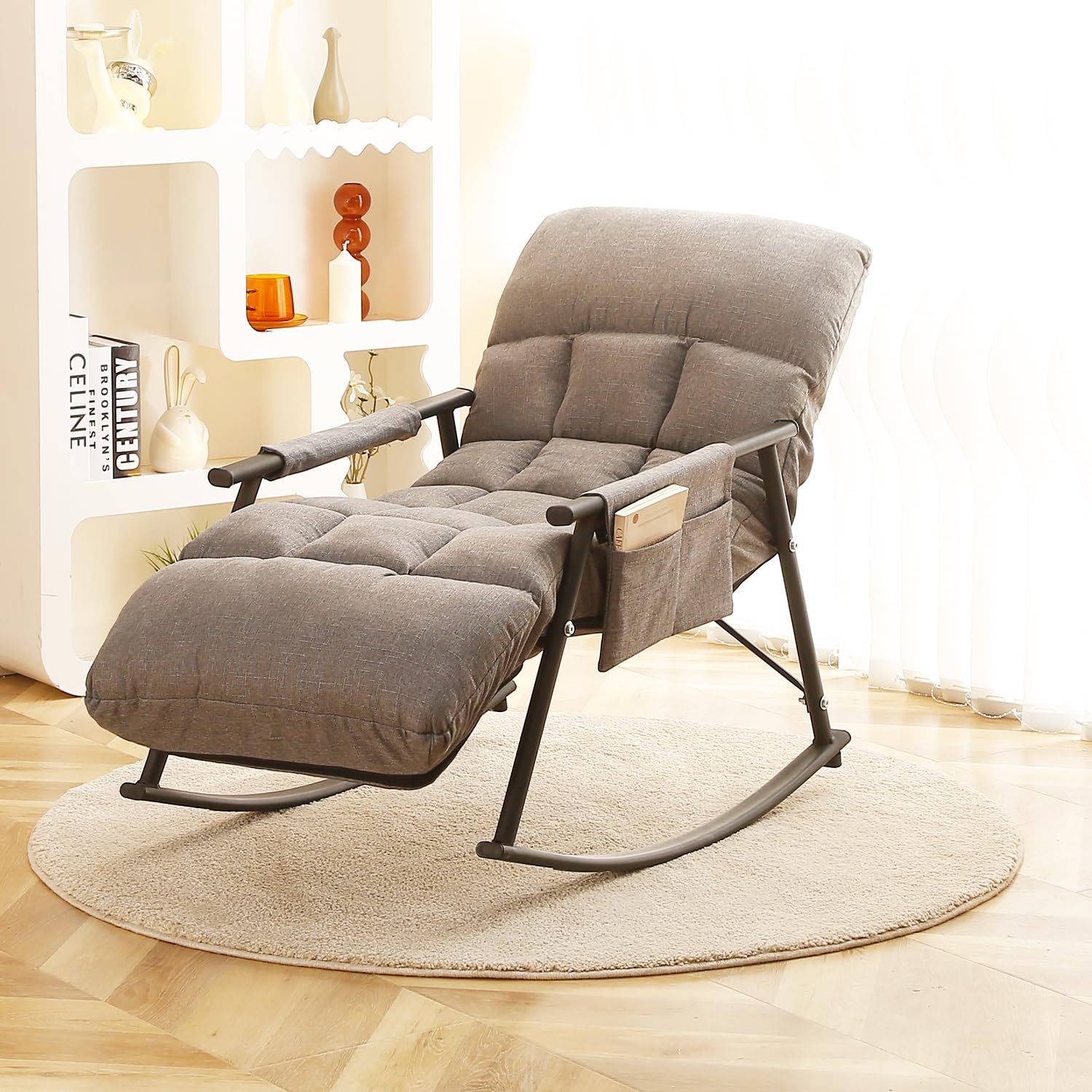 Amazon｜KAIHAOWIN リラックスチェア ロッキングチェア 改良型