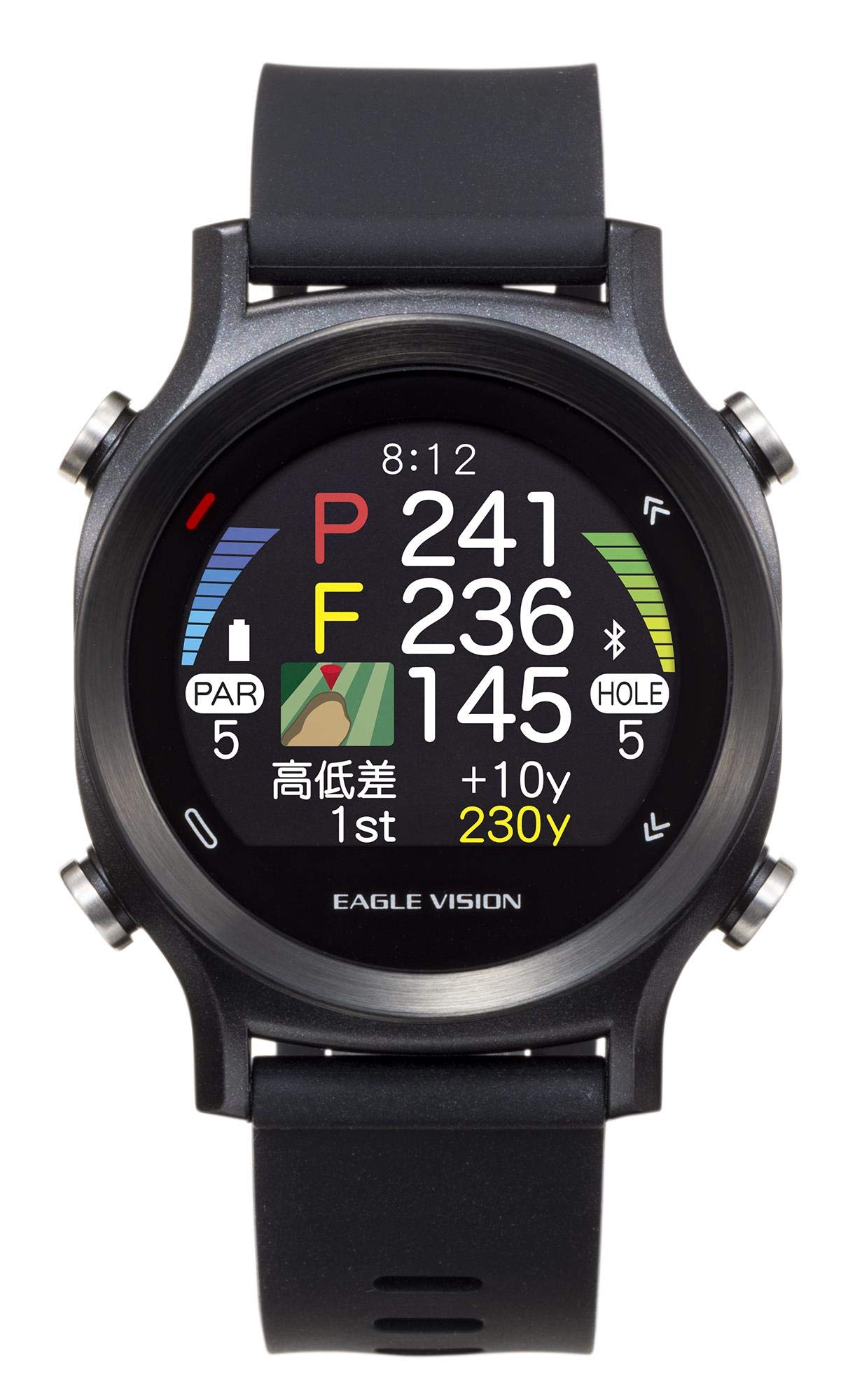 Amazon.co.jp: アサヒゴルフ EAGLE VISION watch ACE EV-933 BK