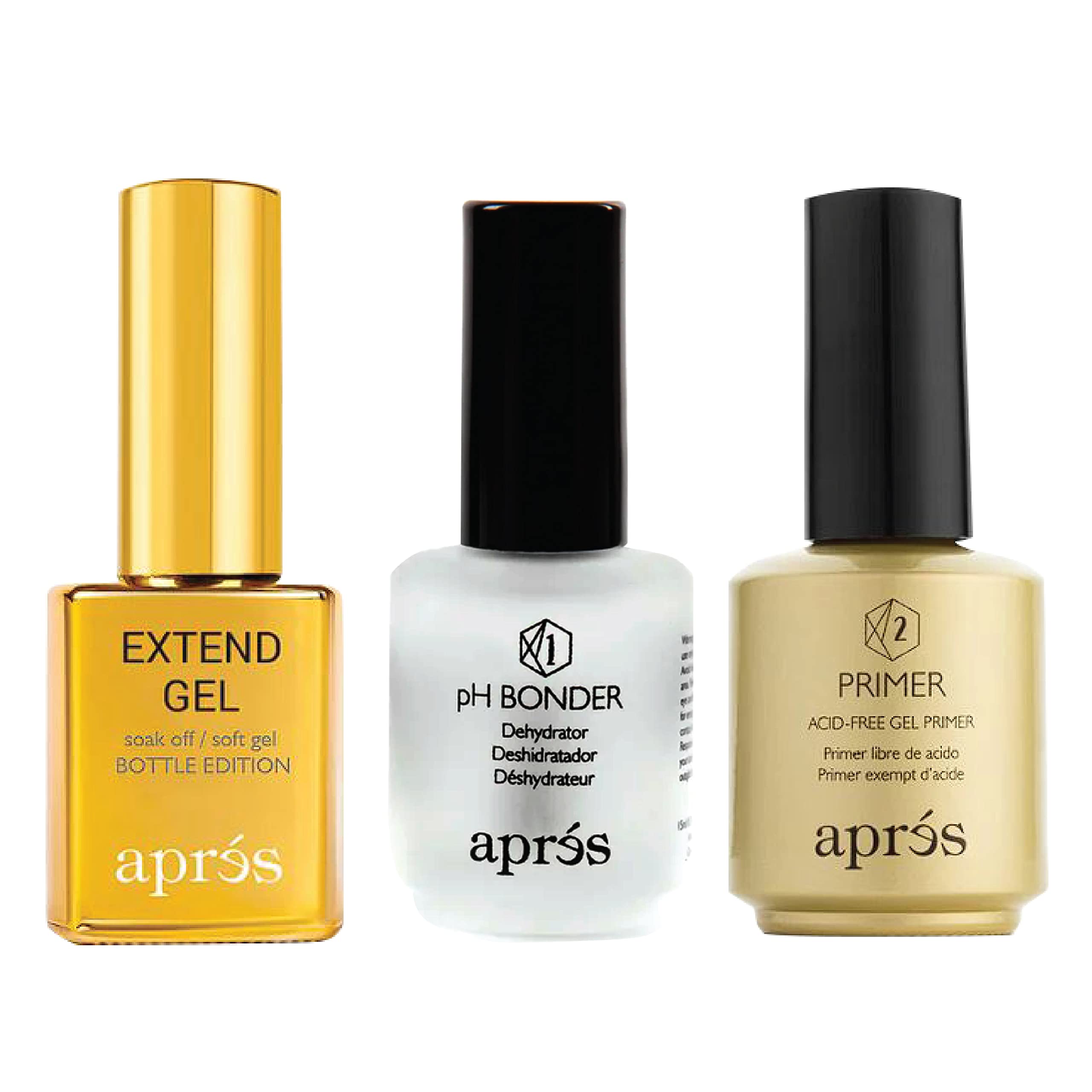 Amazon.com: APRÉS Gel-X Professional Nail Kit - Gold Bottle pH