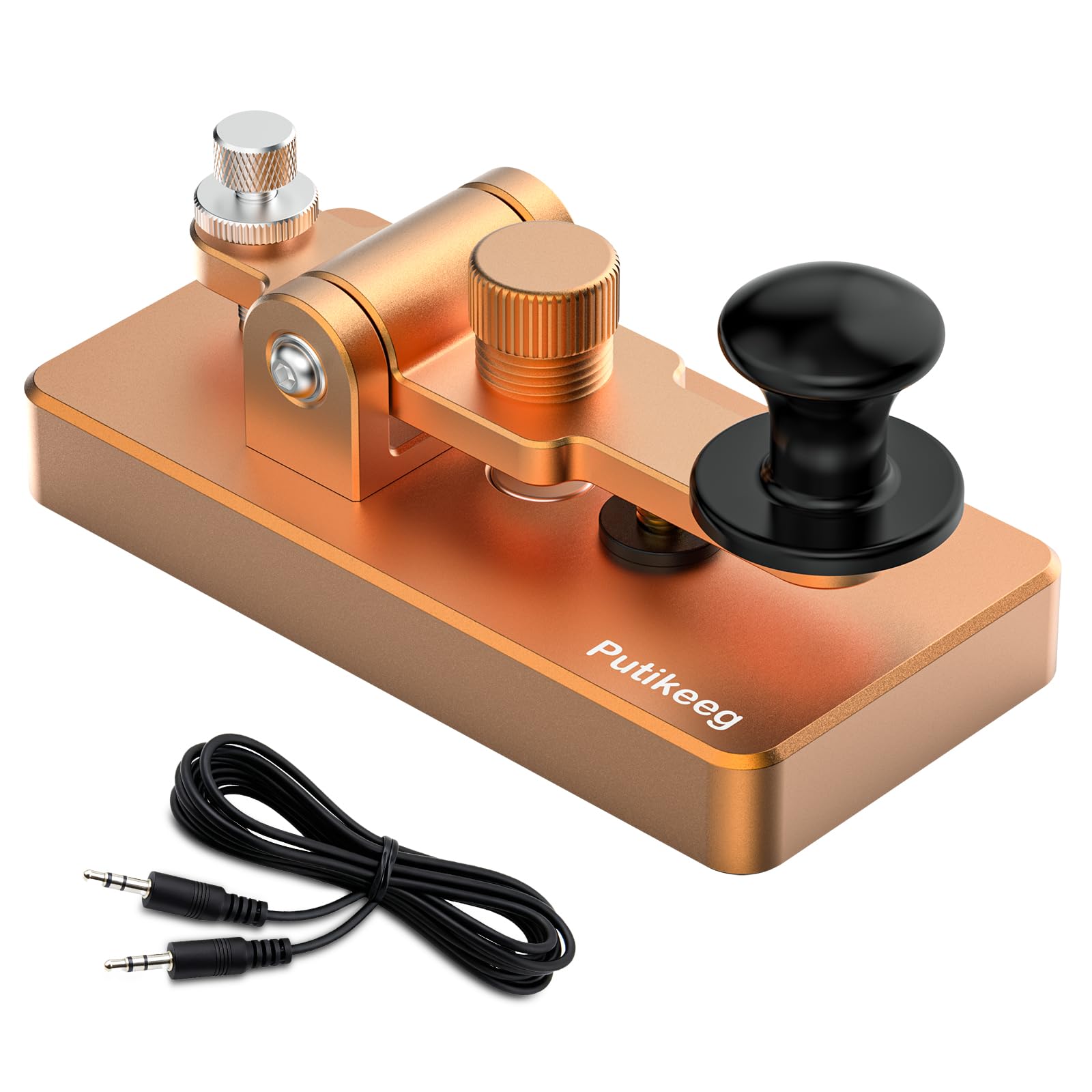 Amazon.co.jp: PUTIKEEG アマチュア無線 電鍵 パドル モールス信号