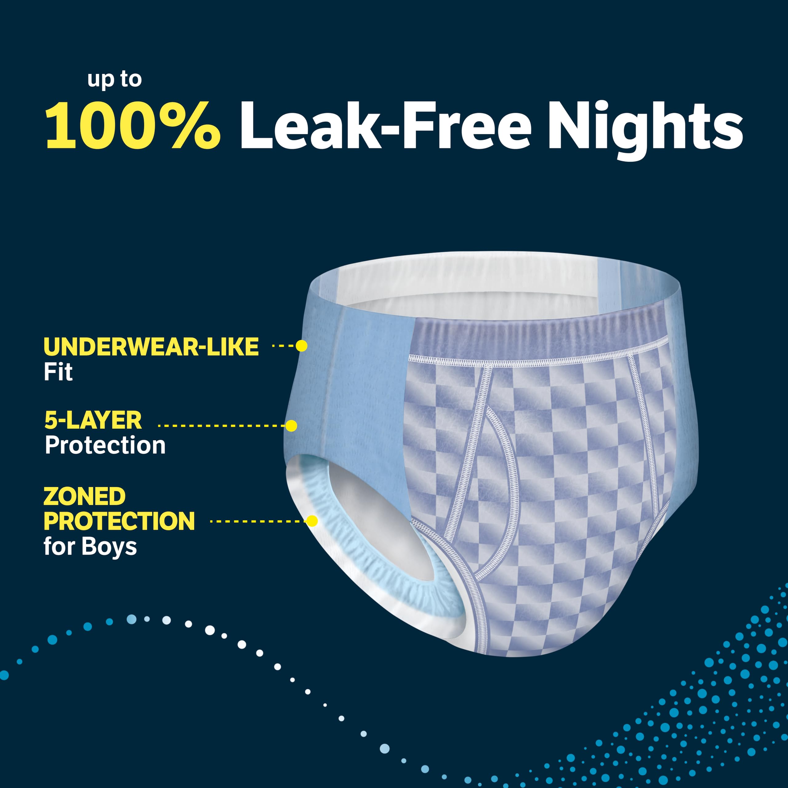 Amazon.co.jp: Goodnites Nighttime Bedwetting Underwear, Boys' XL