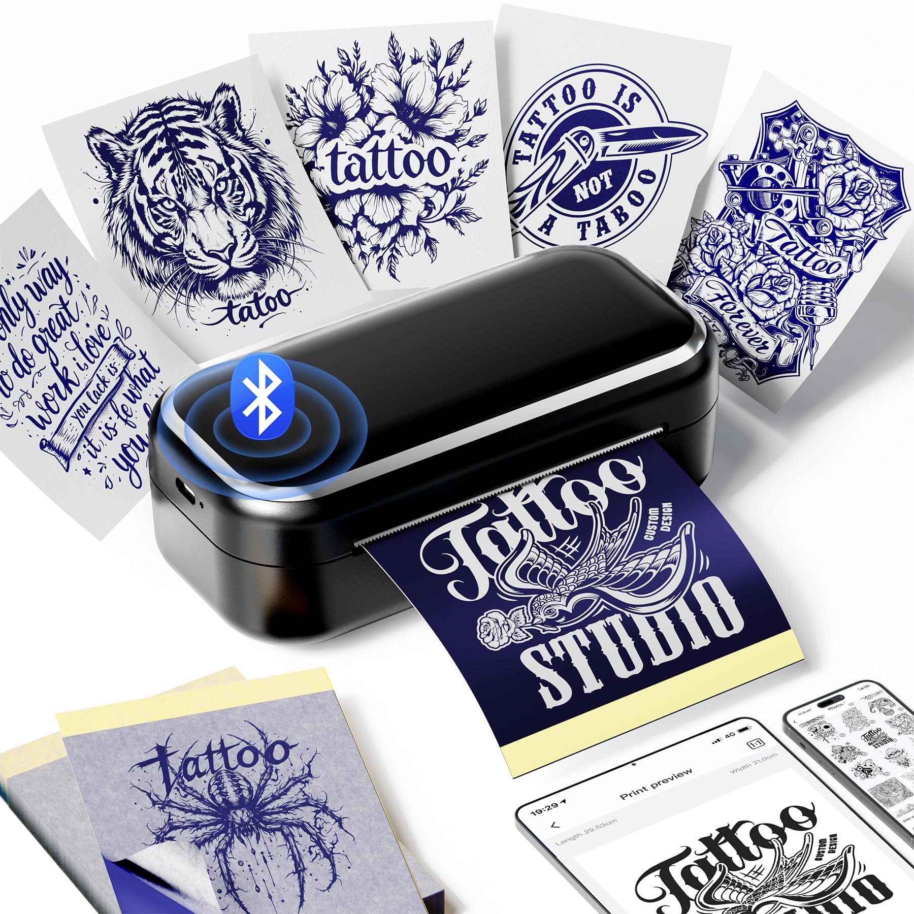 Tattoo Stencil Printer, TP31 Mini Thermal Tattoo Printer Machine