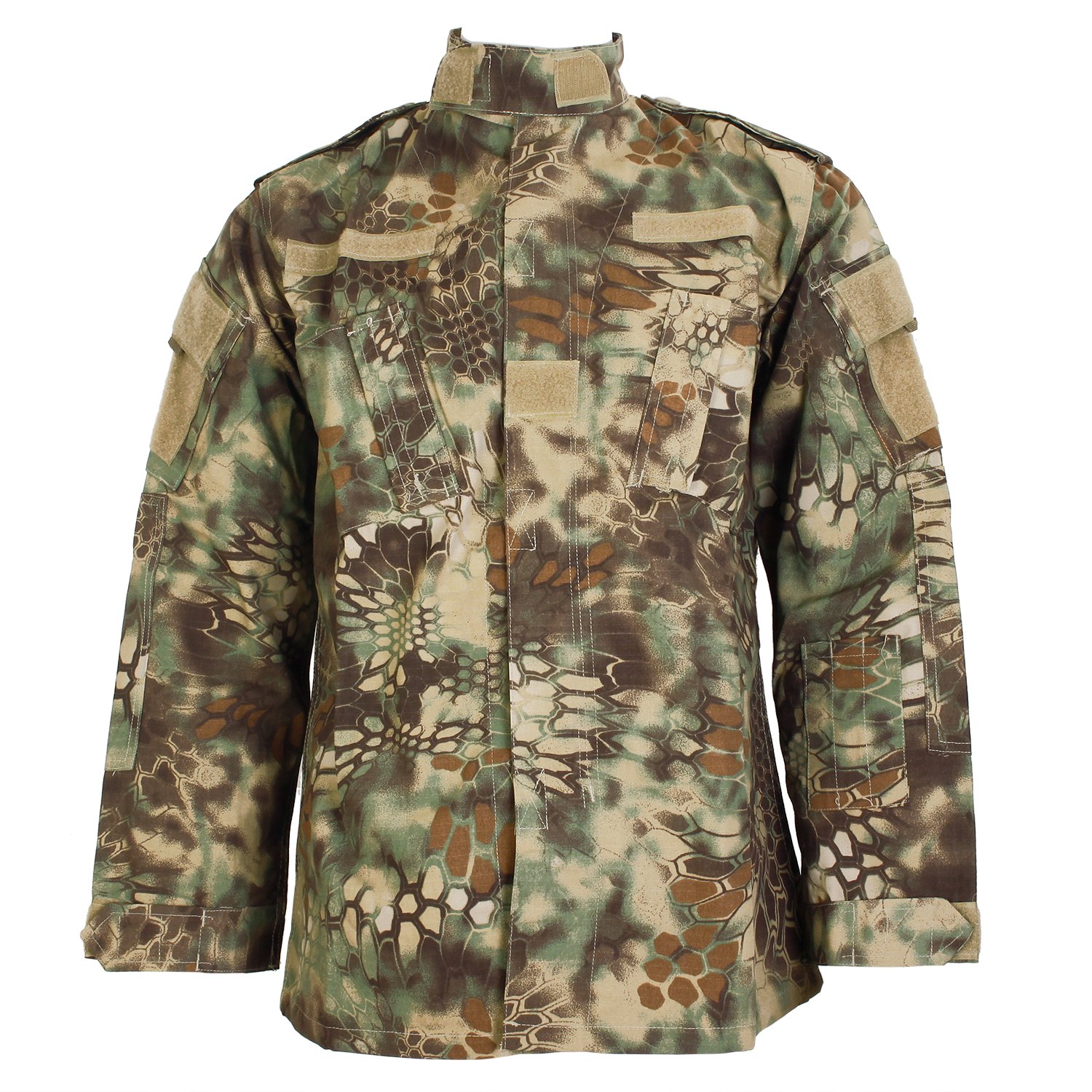 Amazon | 迷彩服 上下セット クリプテック迷彩 マンドレイク サバゲー
