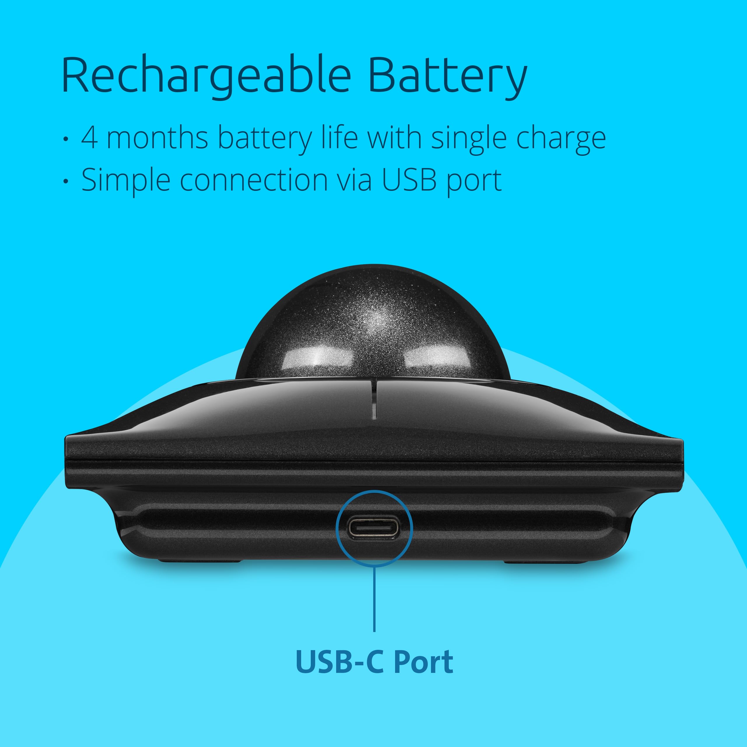 Amazon | Kensington SlimBlade™ Pro ワイヤレス トラックボール 充電