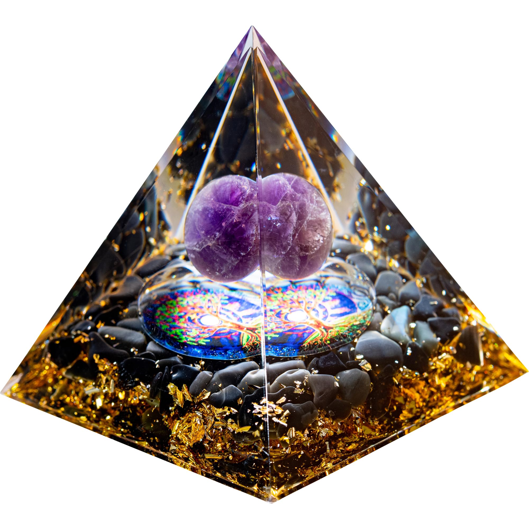 Amazon.co.jp: オルゴナイト ピラミッド ピラミッド型 天然石