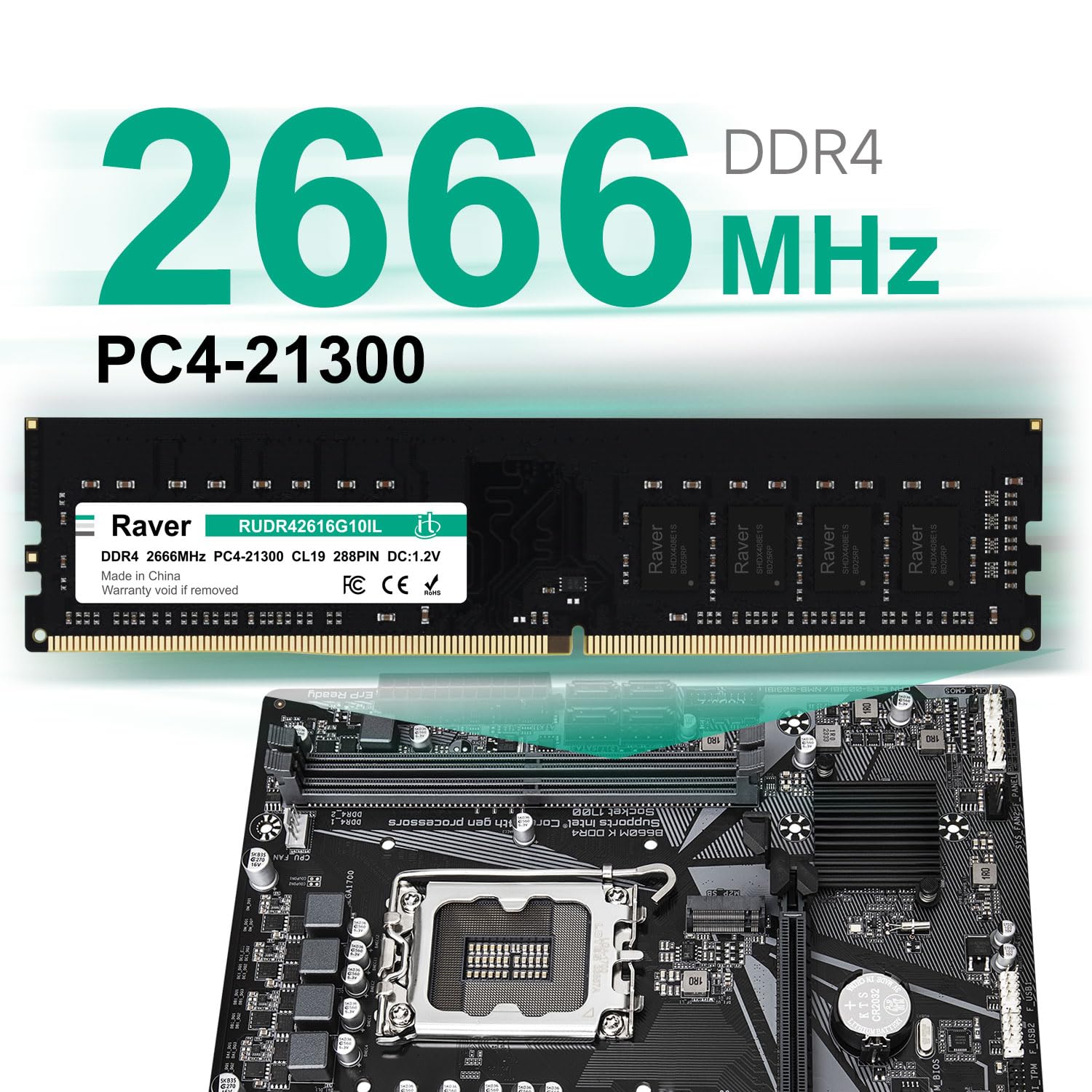 Amazon.co.jp: デスクトップPC用メモリ 32GB(16GBx2枚) PC4-21300(DDR4