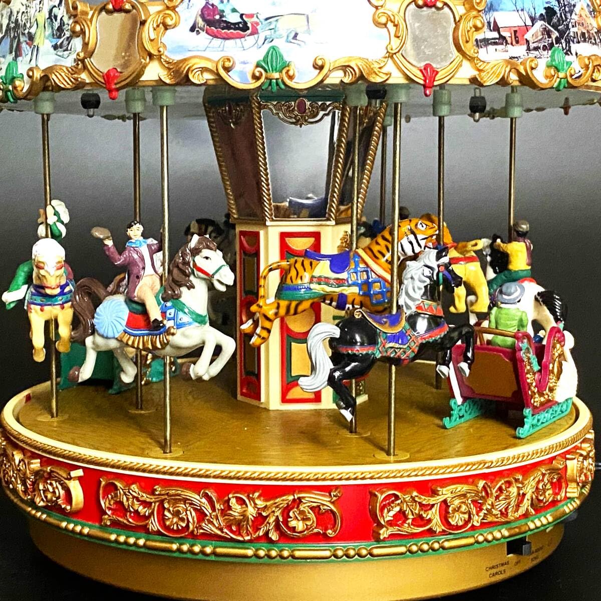 Amazon | レアミスタークリスマスメリーゴーランドオルゴール