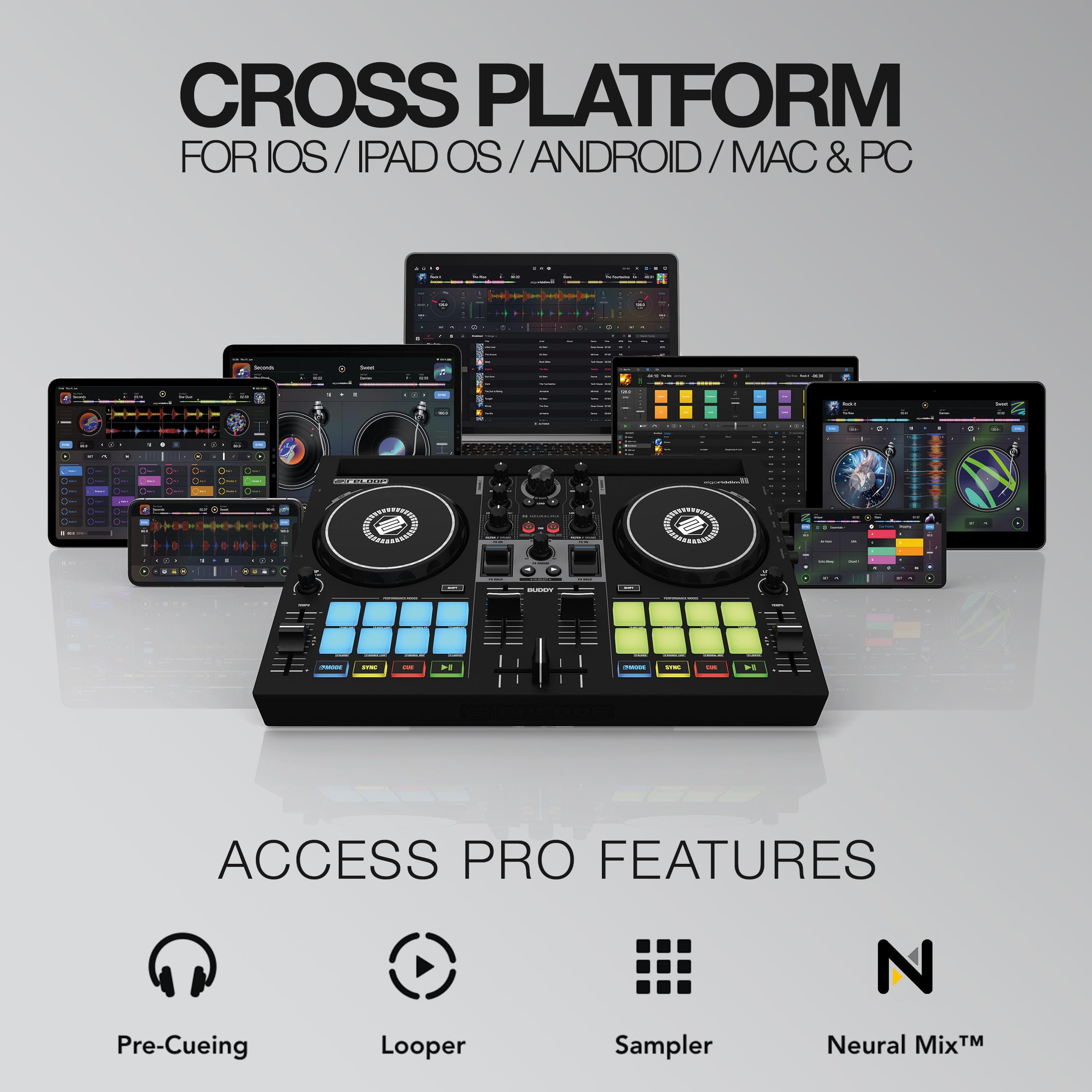 Amazon.com: Reloop 2 Channel DJ Controller for IOS & Computer