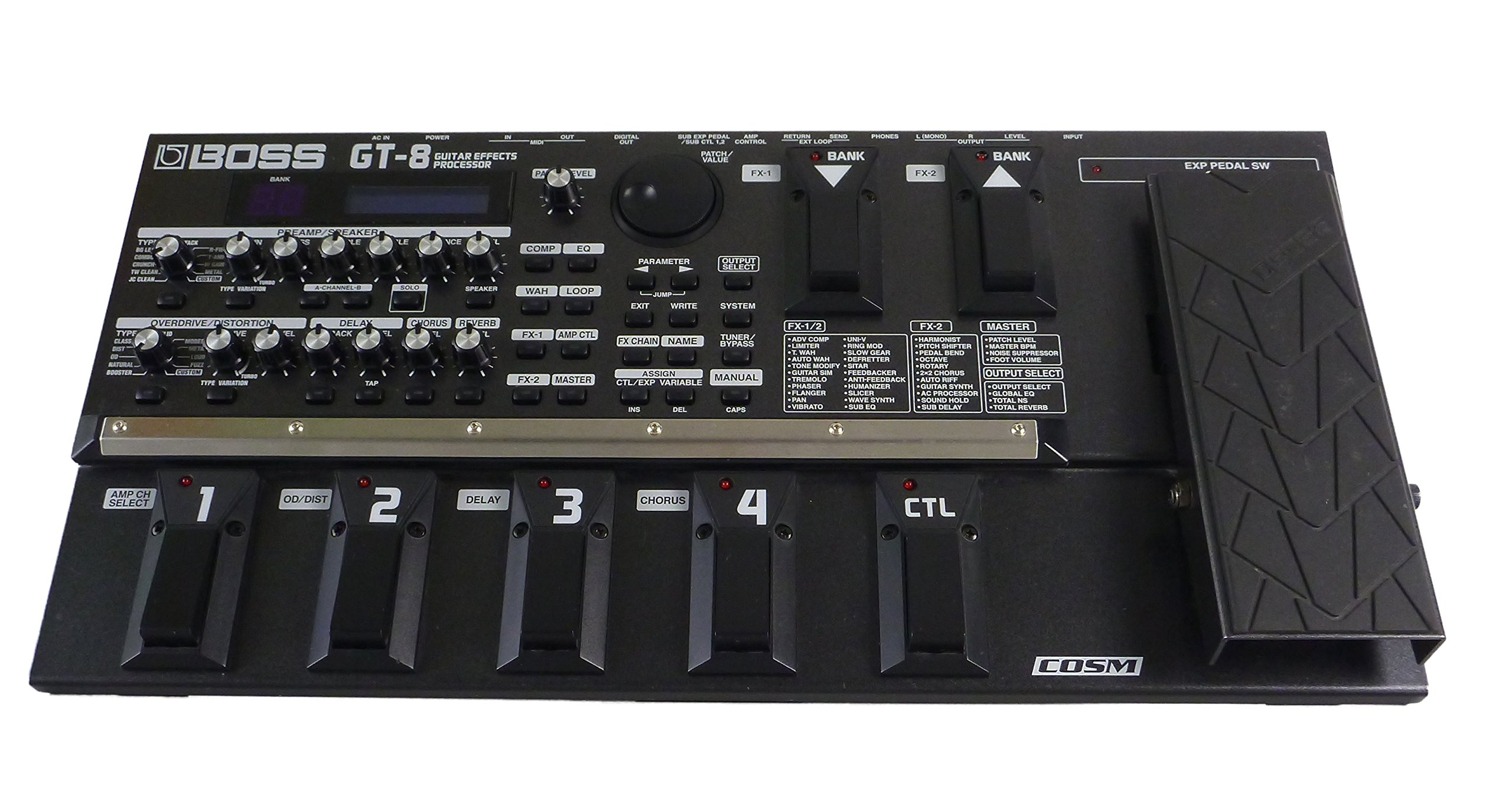 Amazon.co.jp: BOSS ギター・エフェクツ・プロセッサー GT-8 : 楽器