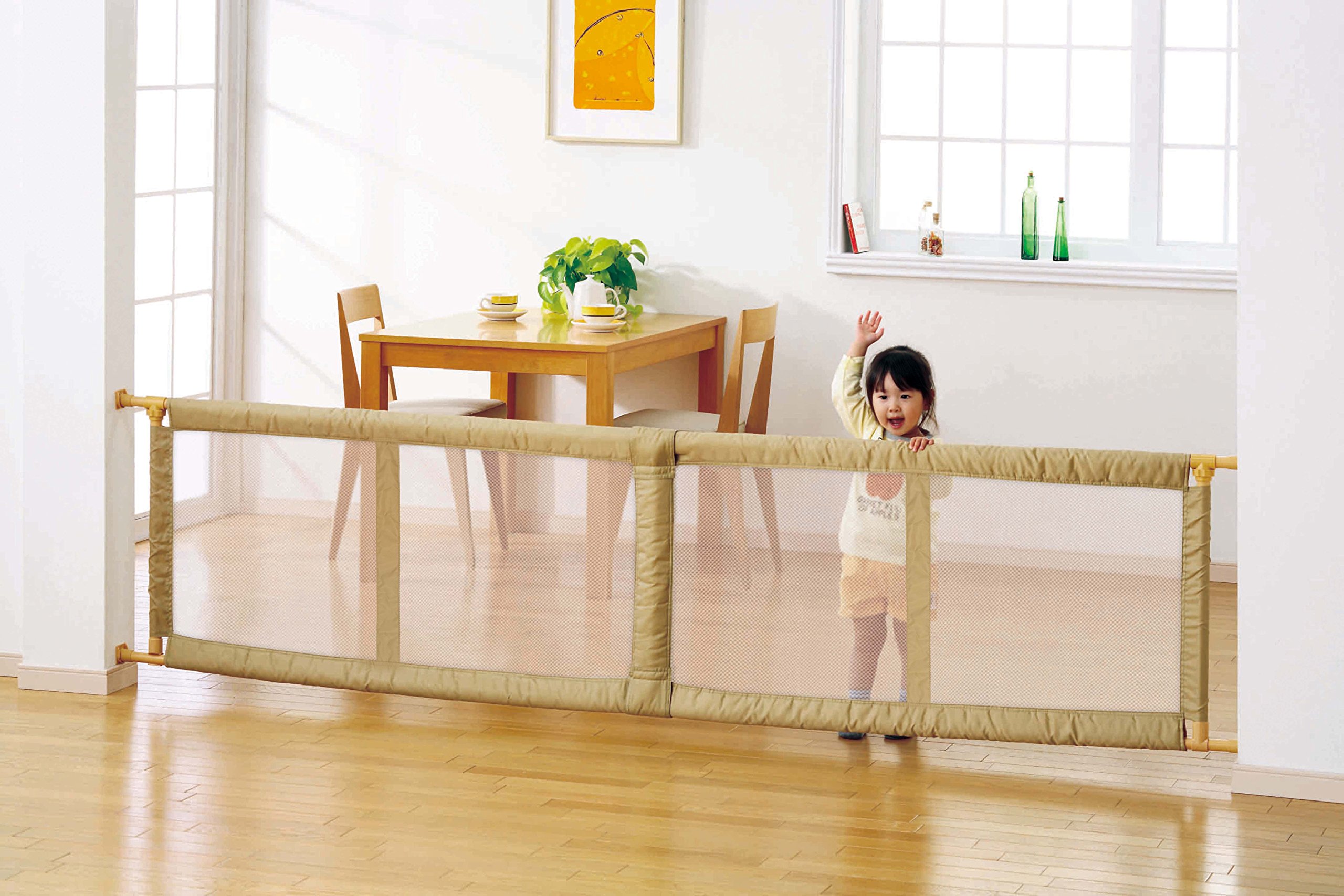 Amazon.co.jp: 日本育児 ベビーゲート とおせんぼ XLサイズ ナチュラル