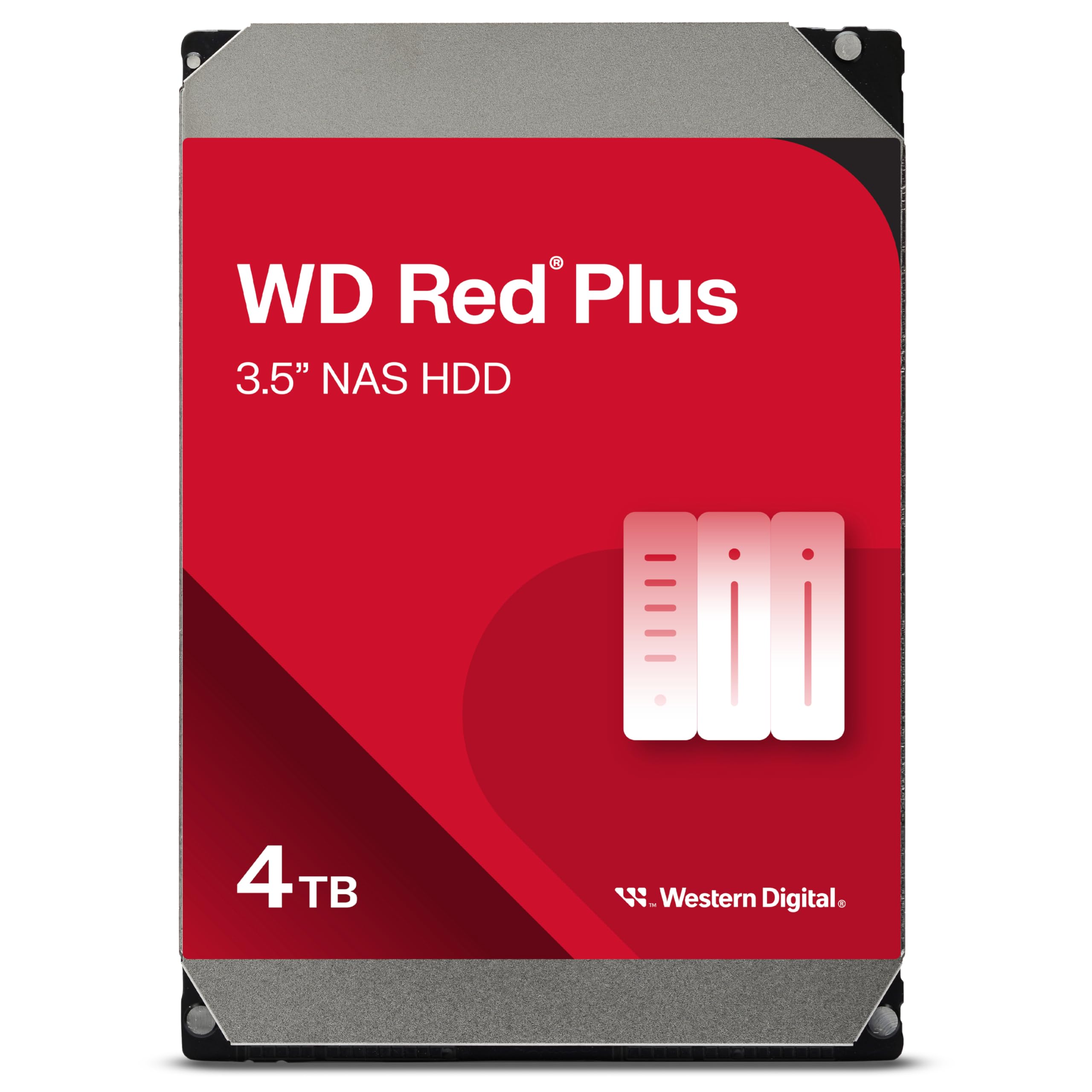 Amazon.com: Western Digital 4TB WD Red Plus NAS Internal Hard