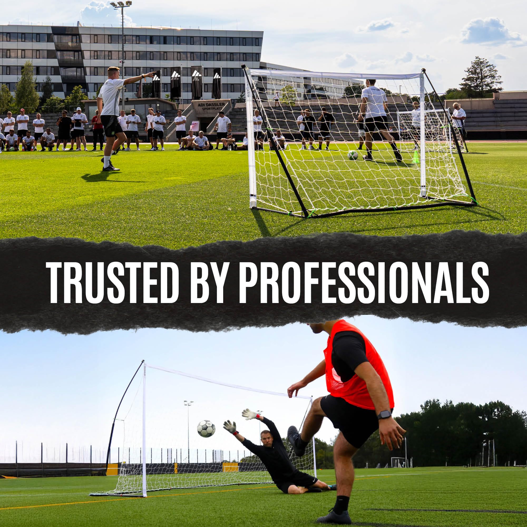 Amazon | QuickPlay Kickster エリートサッカーゴール - 超ポータブル