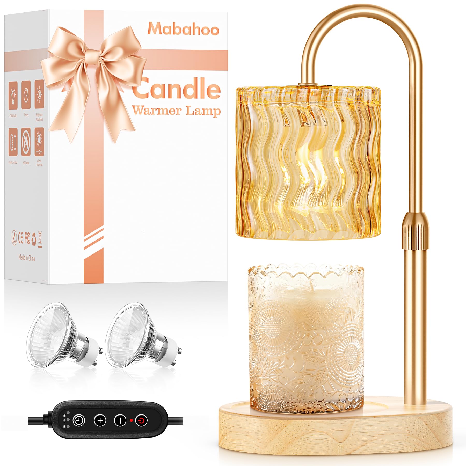 Amazon.com: Mabahoo Candle Warmer Lamp with Timer, Birthday Gifts