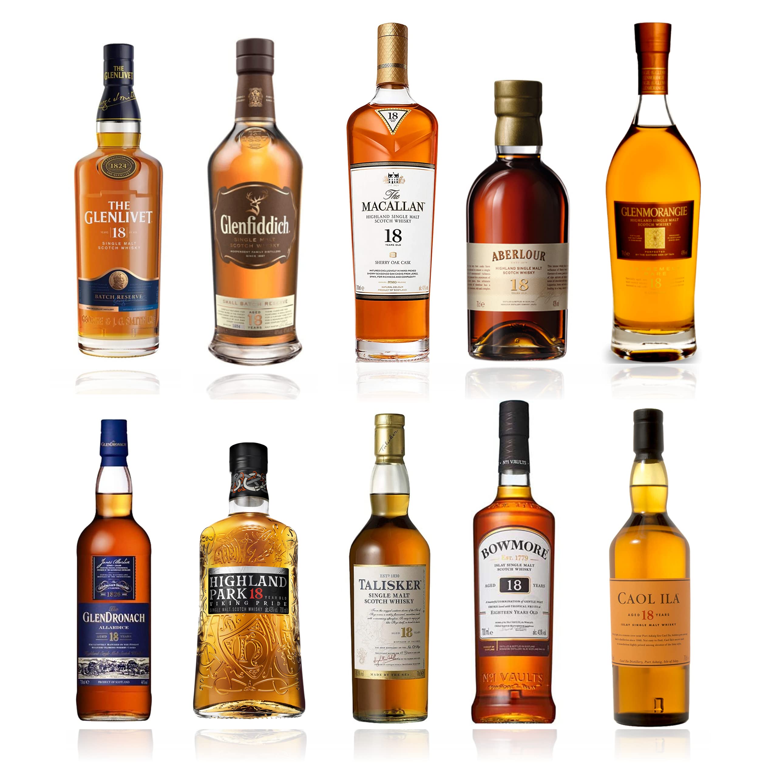 Amazon.co.jp: 【極み】18年熟成 10種 飲み比べセット 各100ml