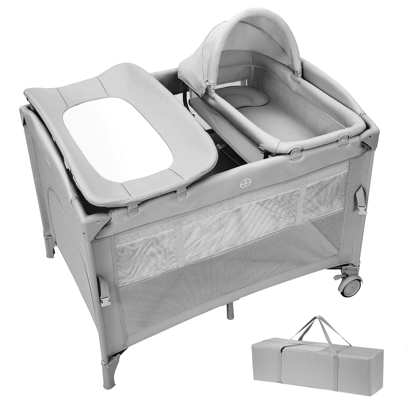 Amazon.co.jp: Thinkmax ベビーベッド 折りたたみ 添い寝 揺りかご