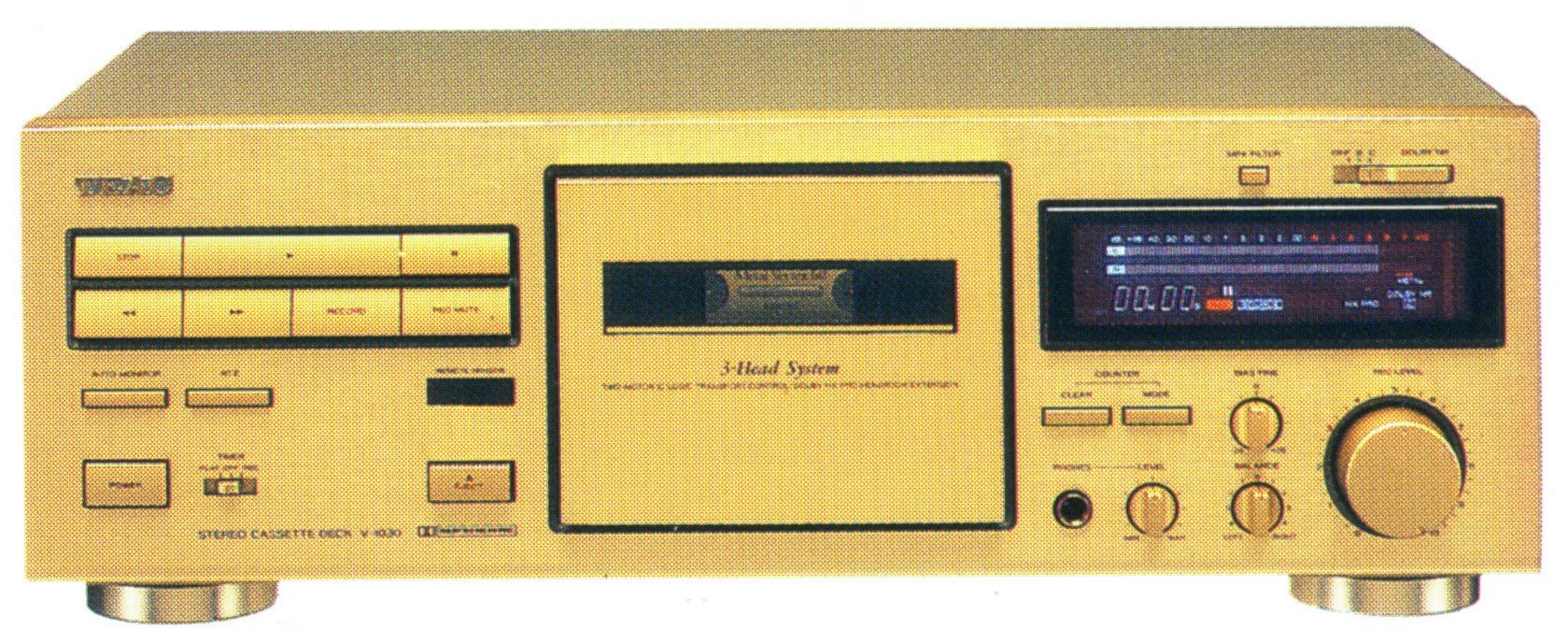 Amazon.co.jp: TEAC ティアック V-1030 3ヘッド カセットデッキ