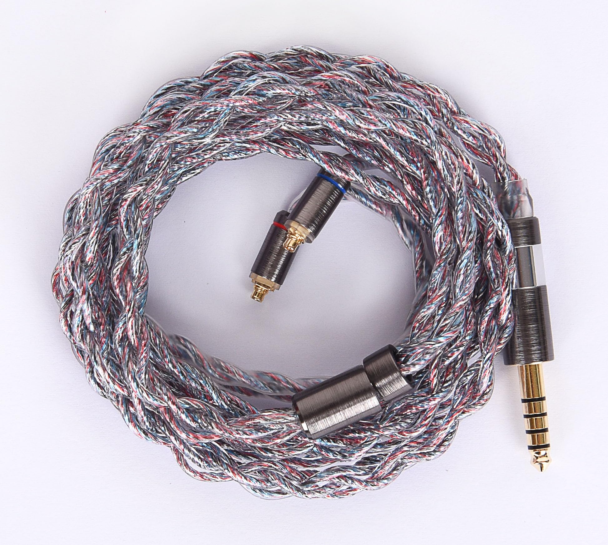 Amazon | 【JSHiFi-Butterfly】MMCX4.4mmリケーブル 純銀＋銅銀