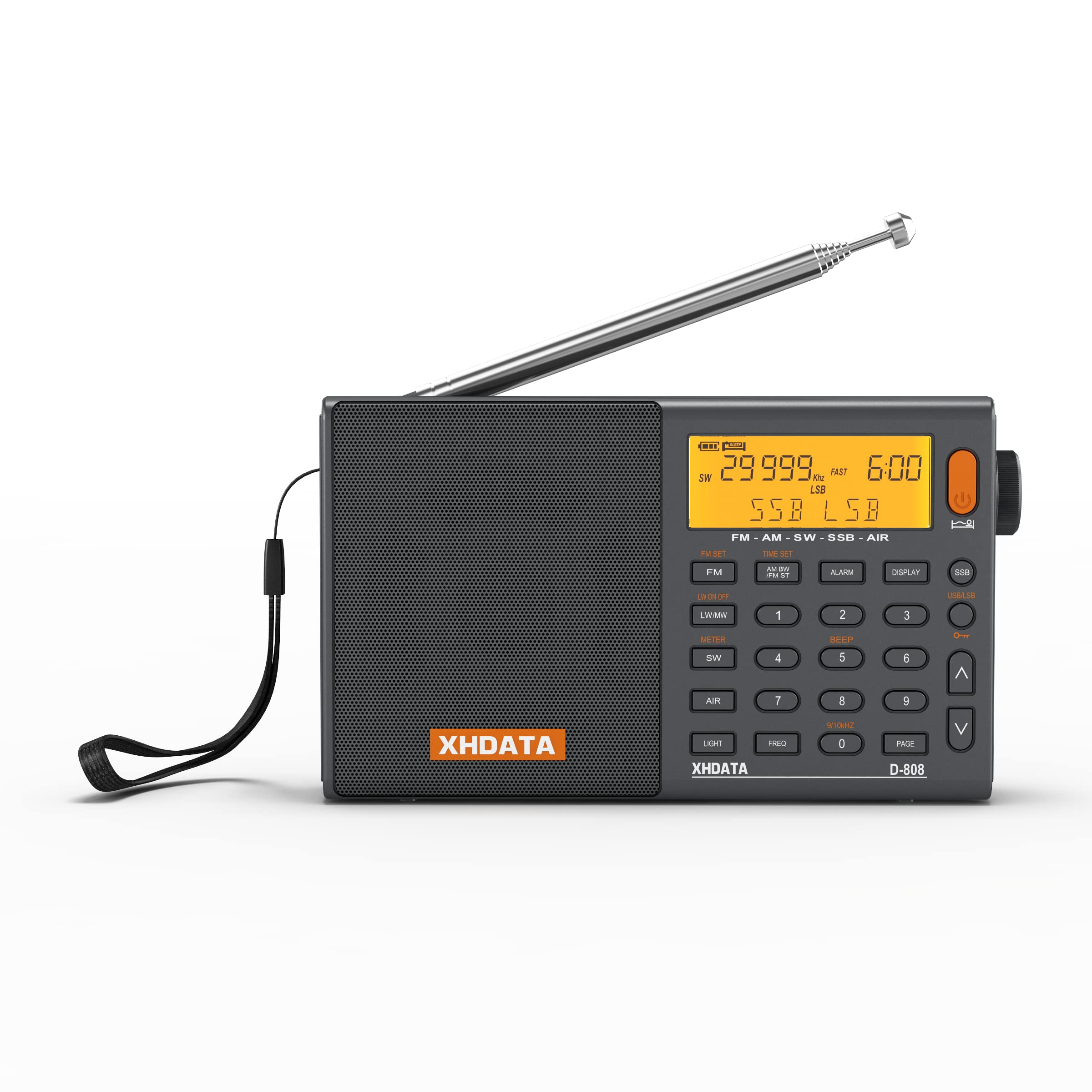 Amazon.co.jp: XHDATA D-808 ポータブルラジオ FM AM SW LW ワイドFM
