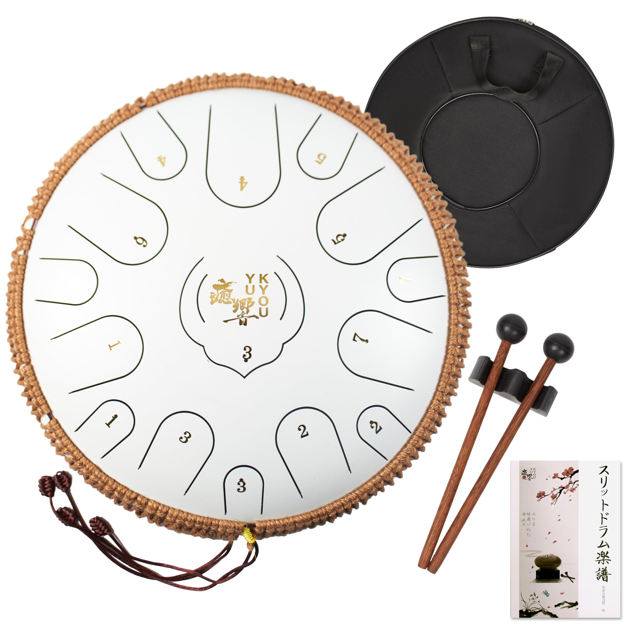 Amazon | 癒響YUKYOU 2024スリットドラム- 15音14インチ 35cm Dメジャ