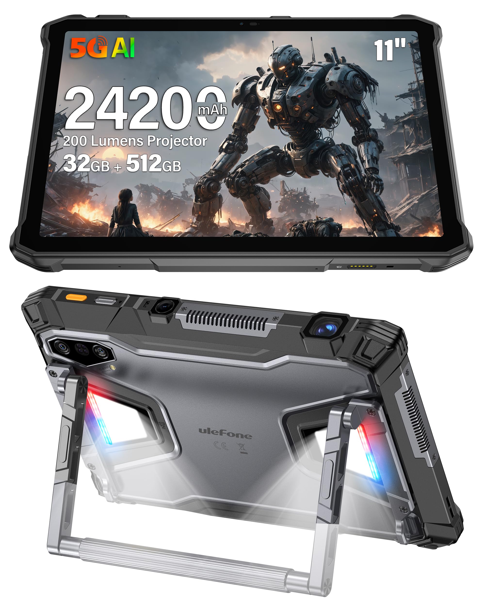 Amazon.com : Ulefone Armor Pad 5 Ultra 5G Rugged Tablet with 200