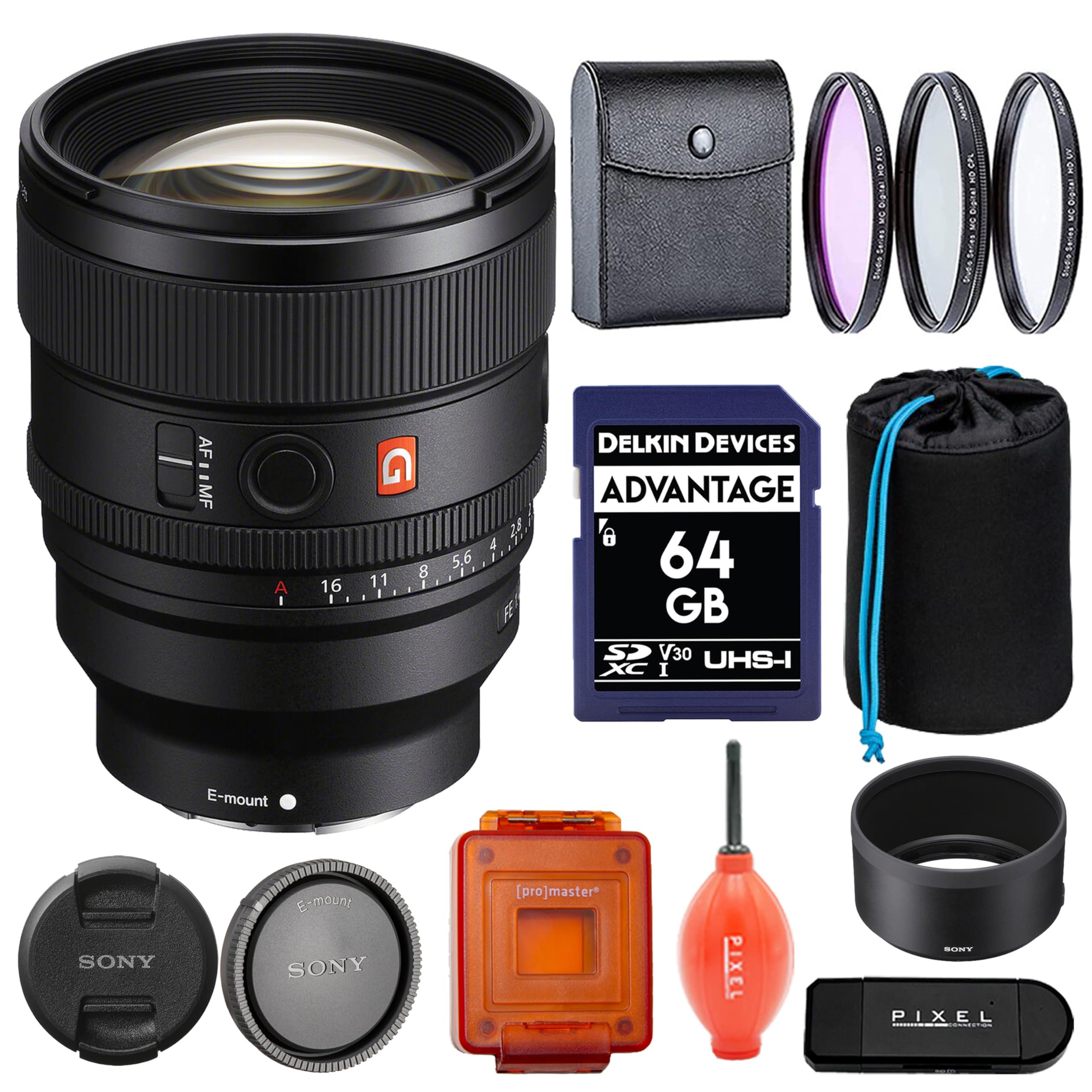 Amazon.com : Sony 85mm f/1.4 GM II Lens Bundle with 77mm 3PC