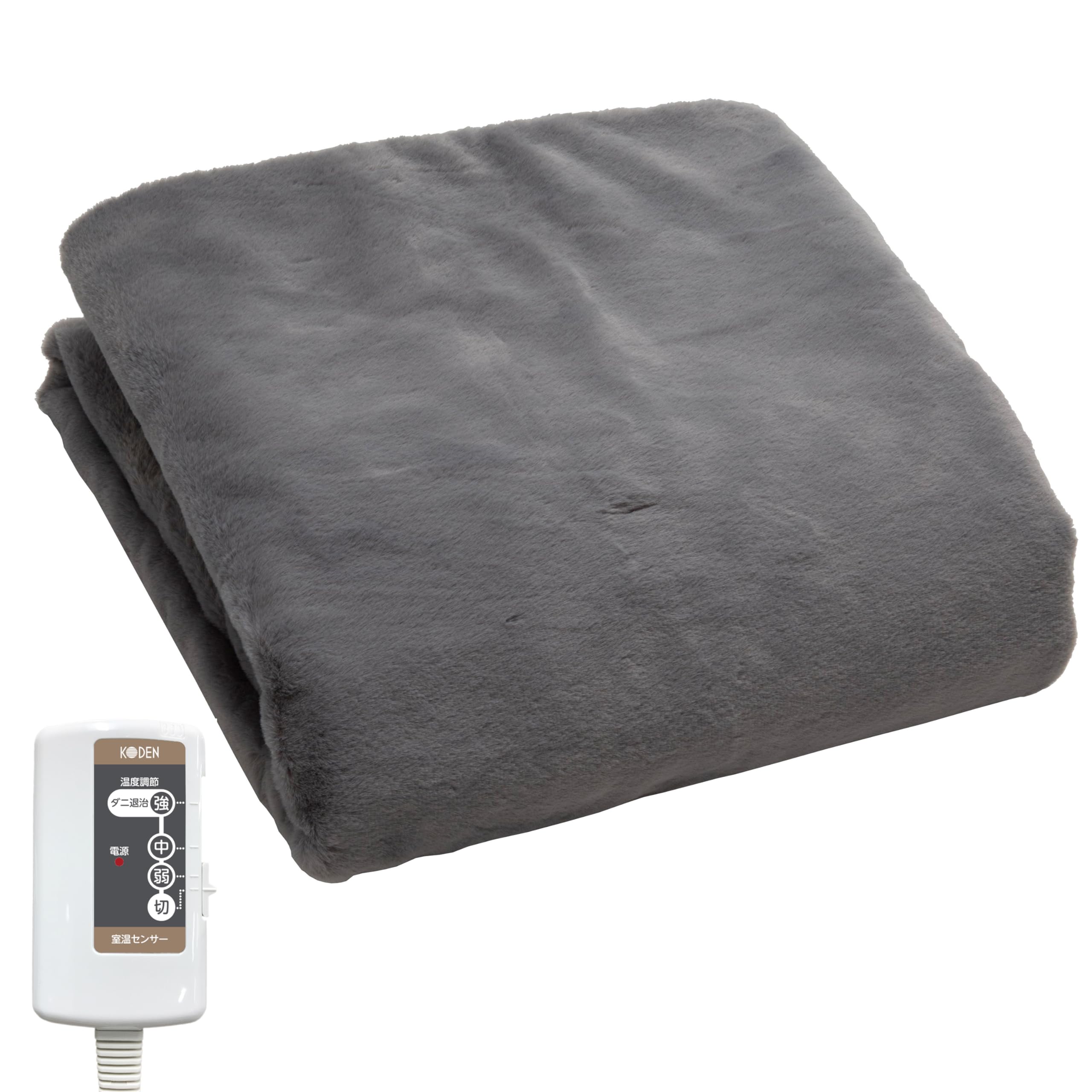 Amazon | 広電(KODEN) 電気毛布 掛け 敷き 188×130cm ラビットファー