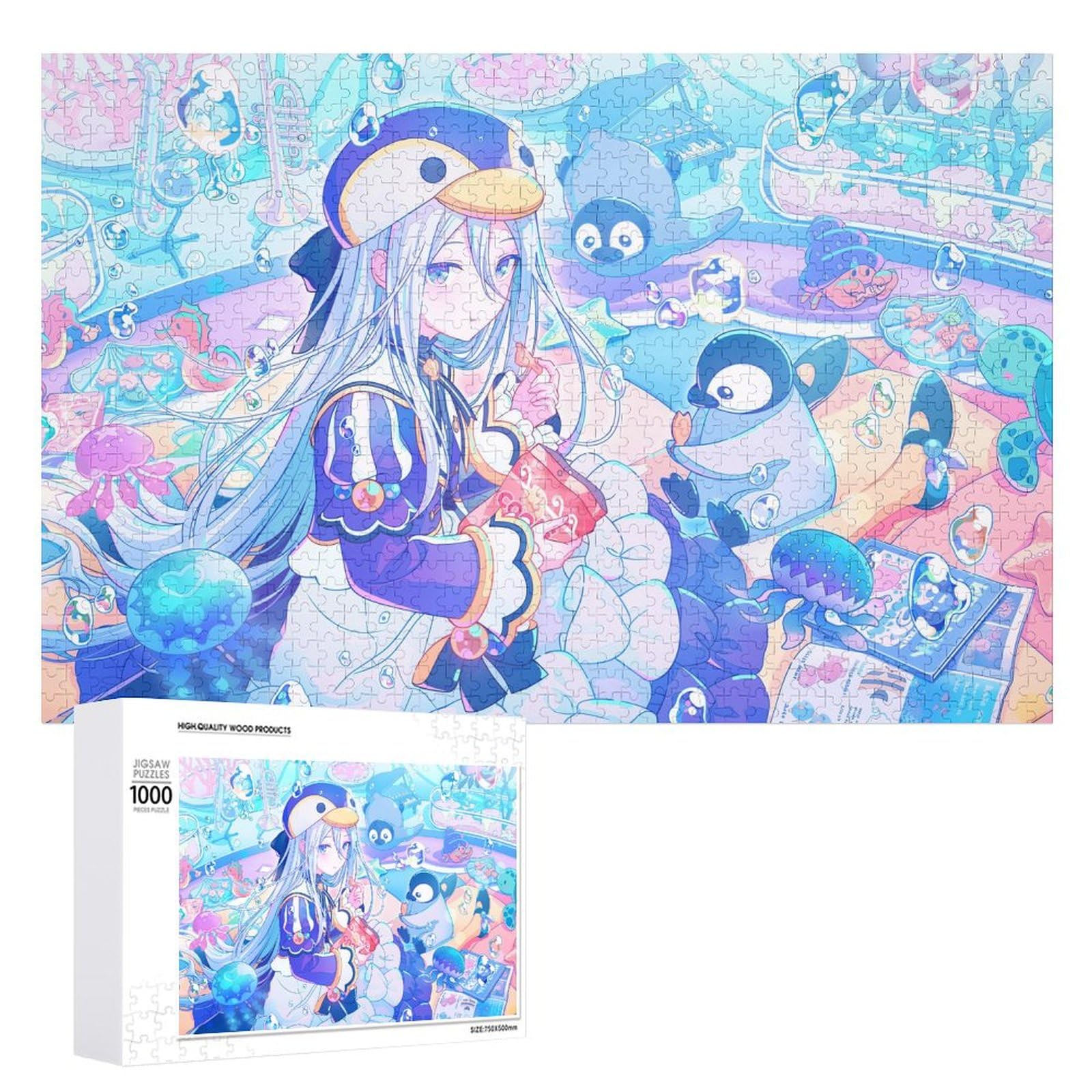 Amazon.co.jp: 宵崎奏 ジグソーパズル 1000ピース 益智減圧玩具 木製