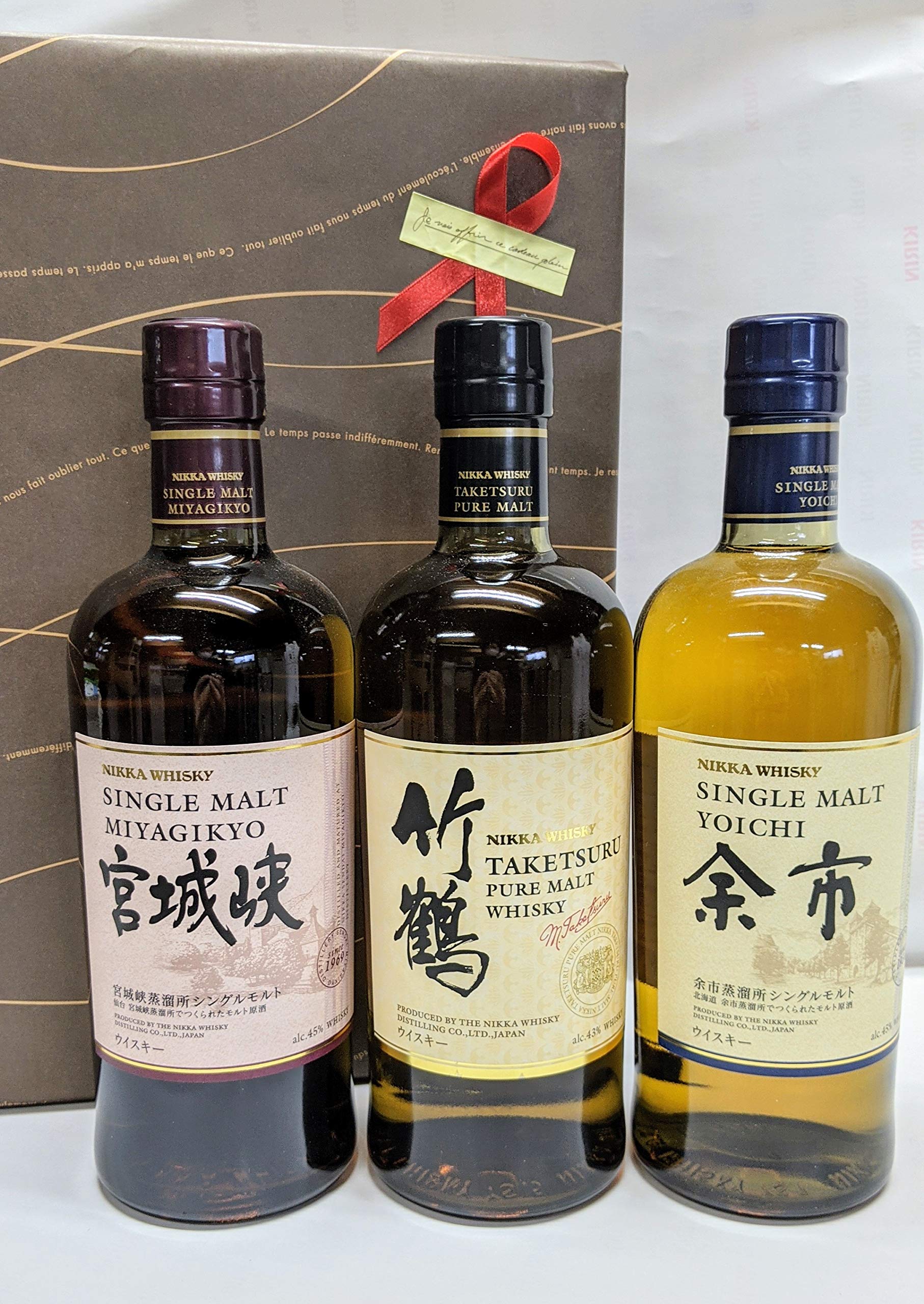 Amazon.co.jp: 竹鶴 &余市&宮城峡 ニッカウイスキー700ml×3本セット