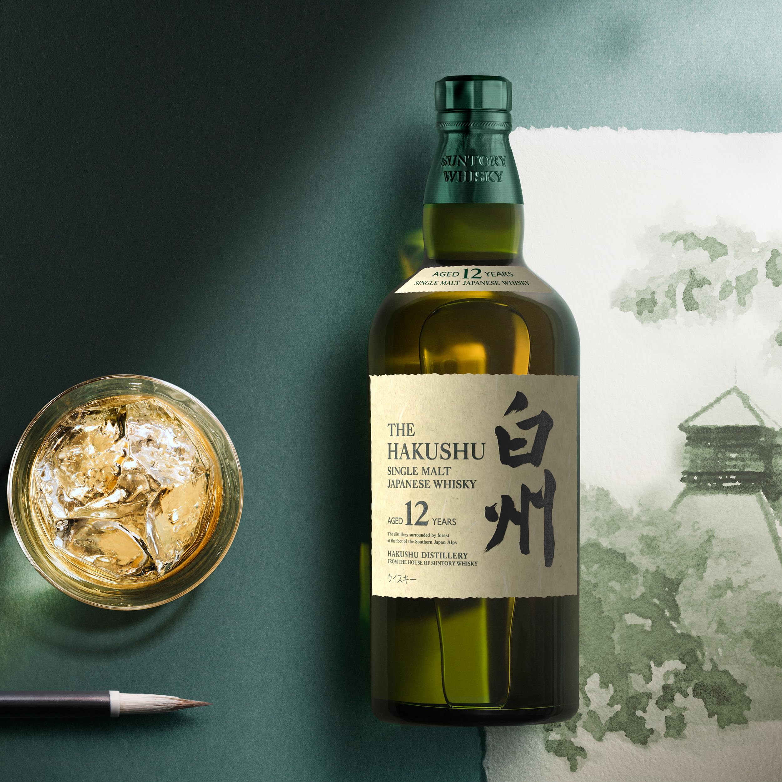 Amazon.co.jp: Suntory Hakushu 12 Years Single Malt Whiskey [Japan