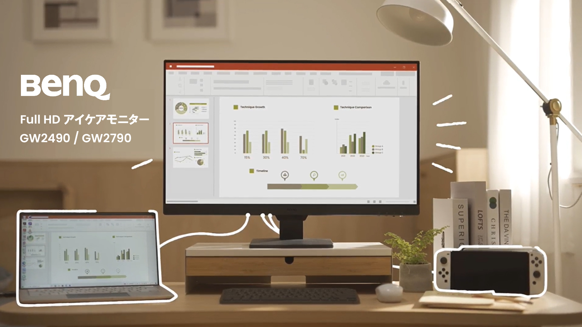 Amazon.co.jp: ベンキュージャパン BenQ アイケアモニター GW2490