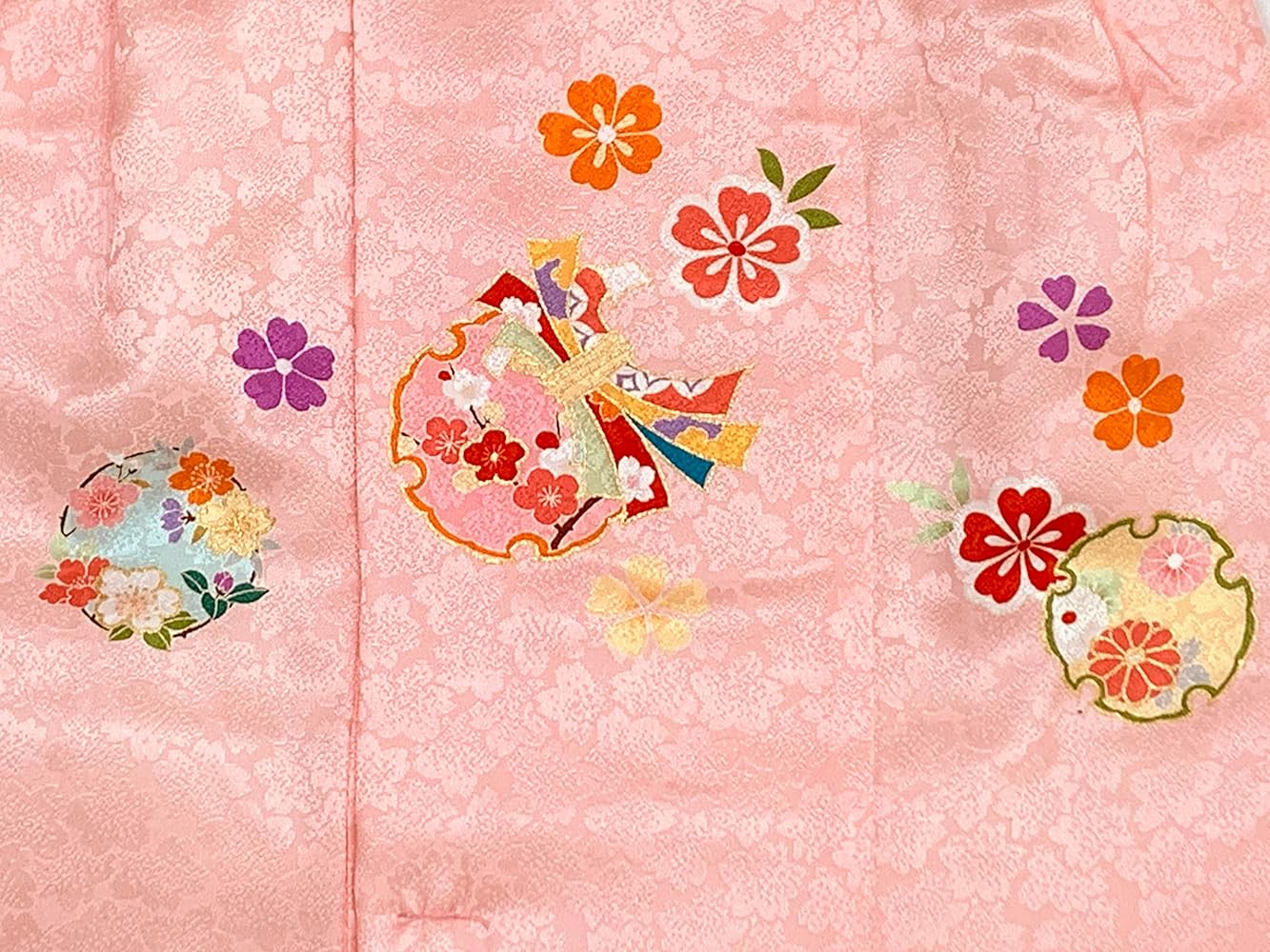 Amazon | [Muromachi-st.] 七五三 被布コート 女の子 3歳(正絹)友禅