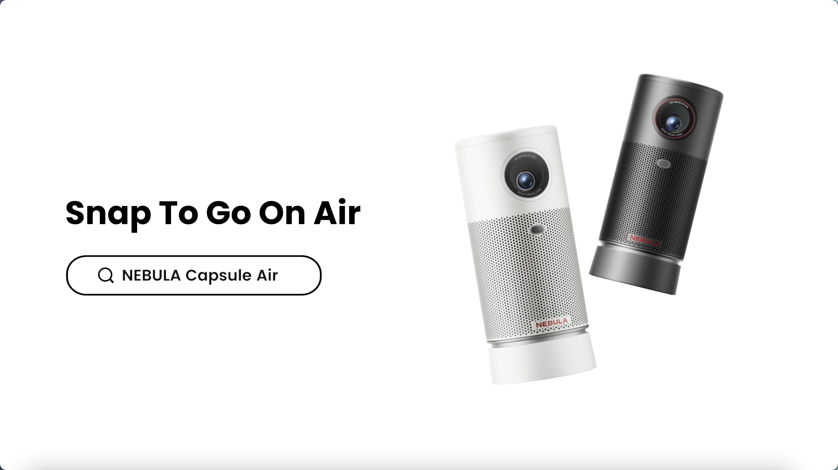 Amazon.com: NEBULA Capsule Air Google TV Projector, Officially