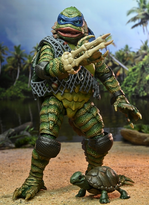 豆魚雷限定】TMNT x ユニバーサルモンスター/ レオナルド as ギルマン
