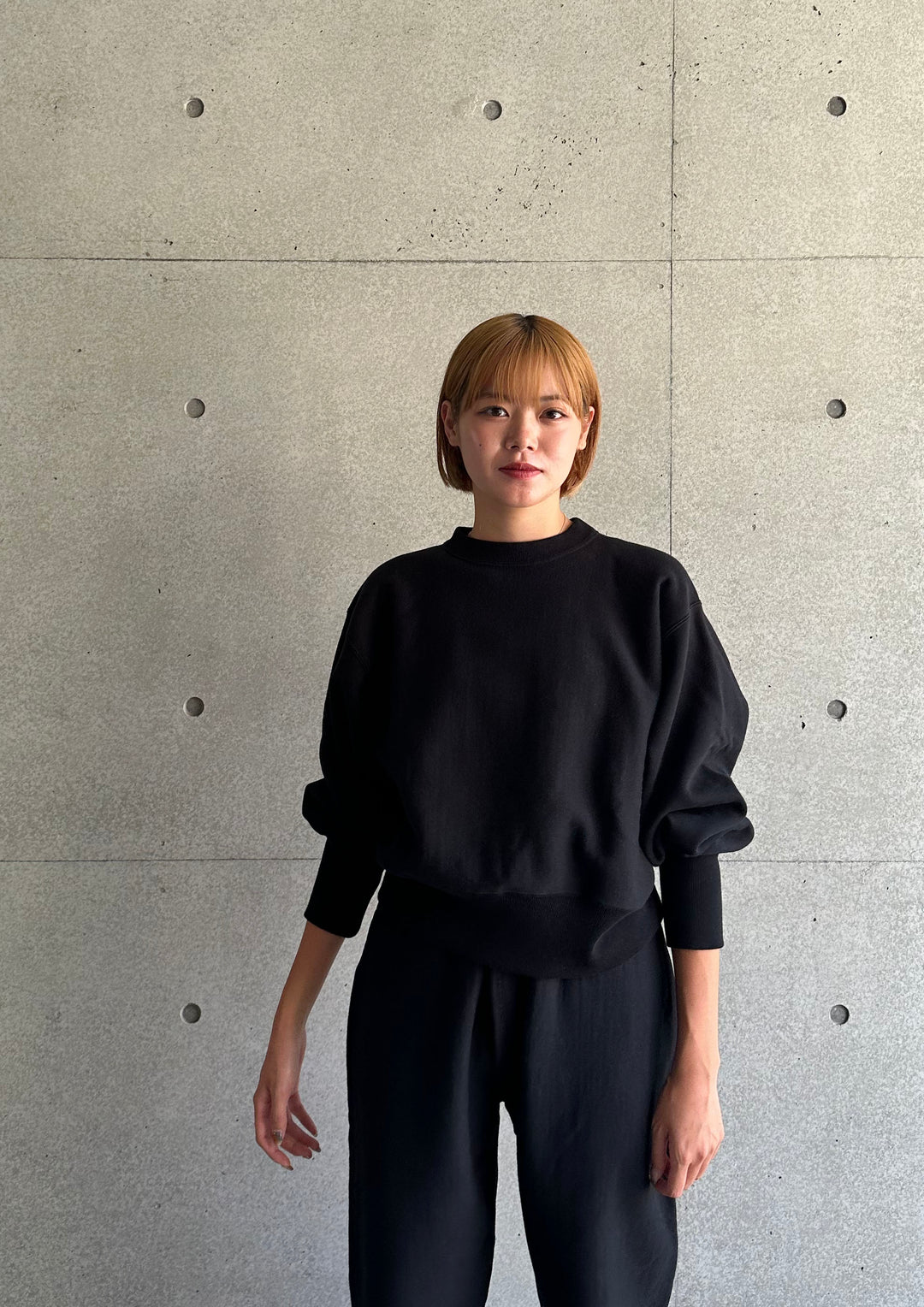 OSHIMA REI | REVERSE WEAVE PO 裏起毛トレーナー | MACHU PICHU SHOP