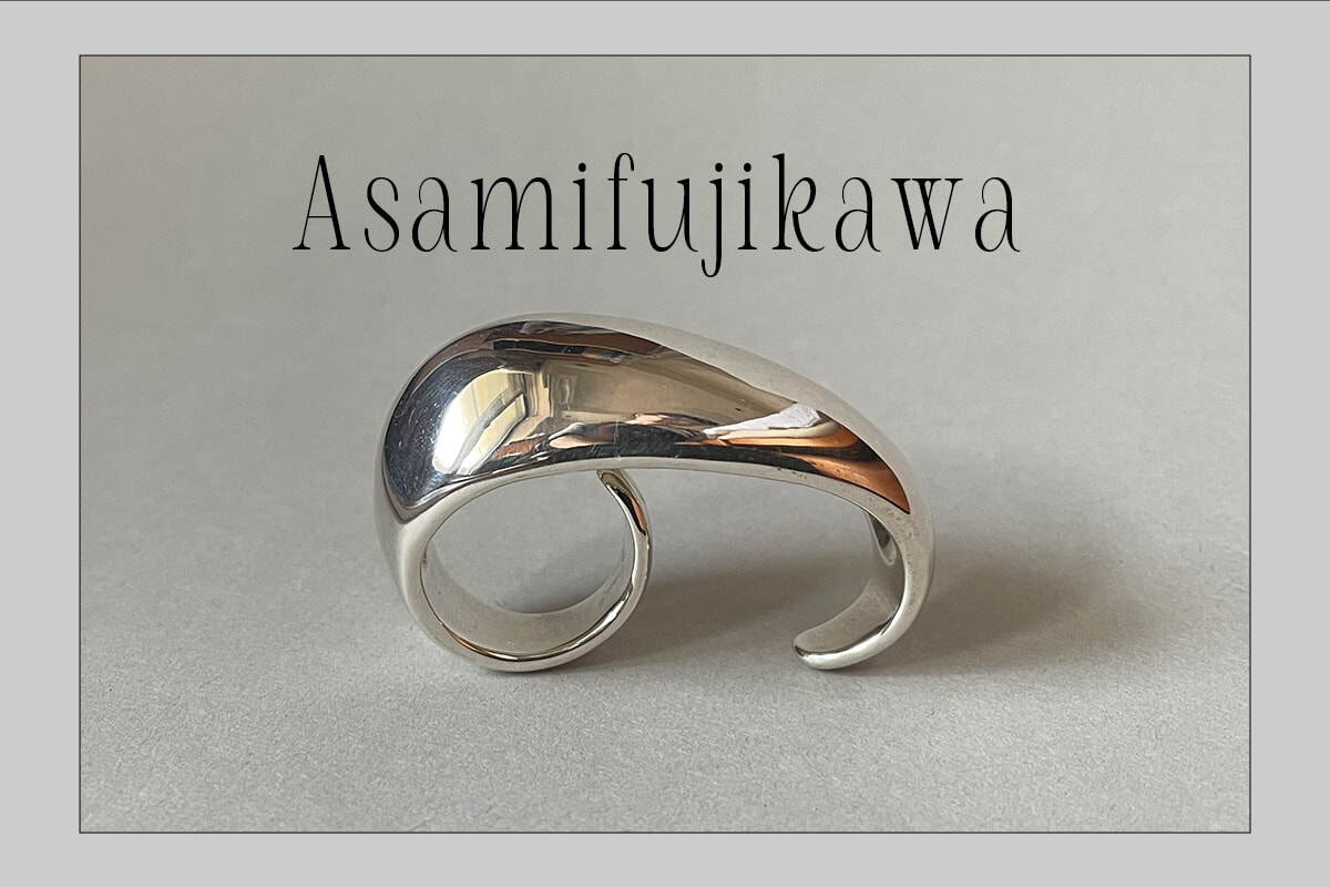 10年後も愛用したい、 ASAMIFUJIKAWAのシルバーダブルリング。｜10年後