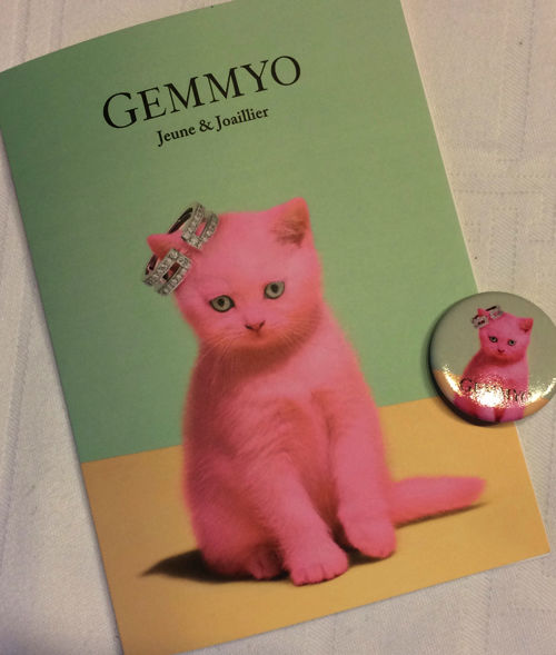 ピンクの猫☆Gemmyoのジュエリー｜Comme d'habitude 〜パリ・東京行っ