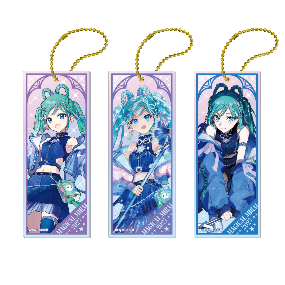 グッズ]マジカルミライ 2025 短冊型アクリルキーホルダー(全3種)｜初音