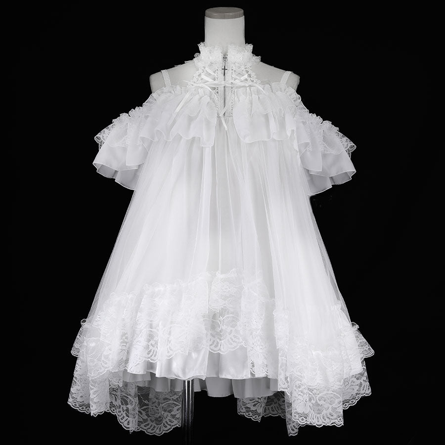 MINI DEVIL ANGEL WING DRESS (WHITE) – MAJOH