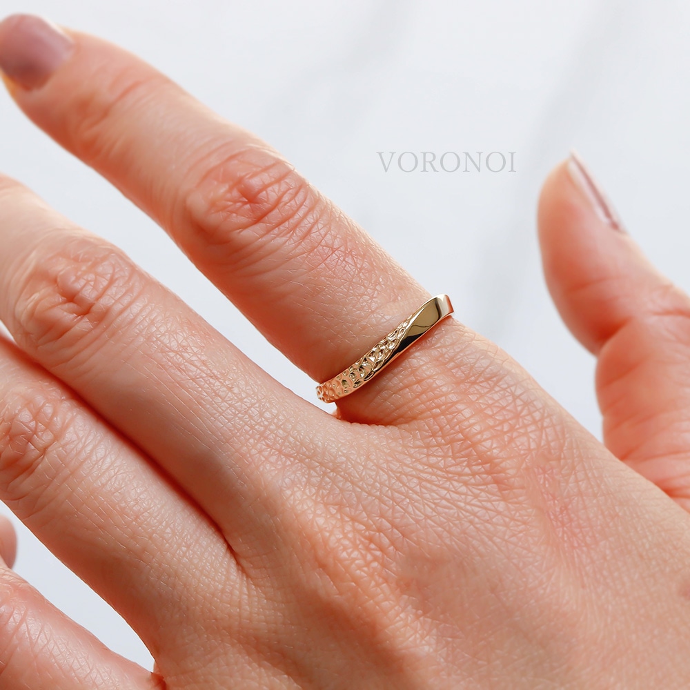 ペアリング - 波 - K18/Pt950